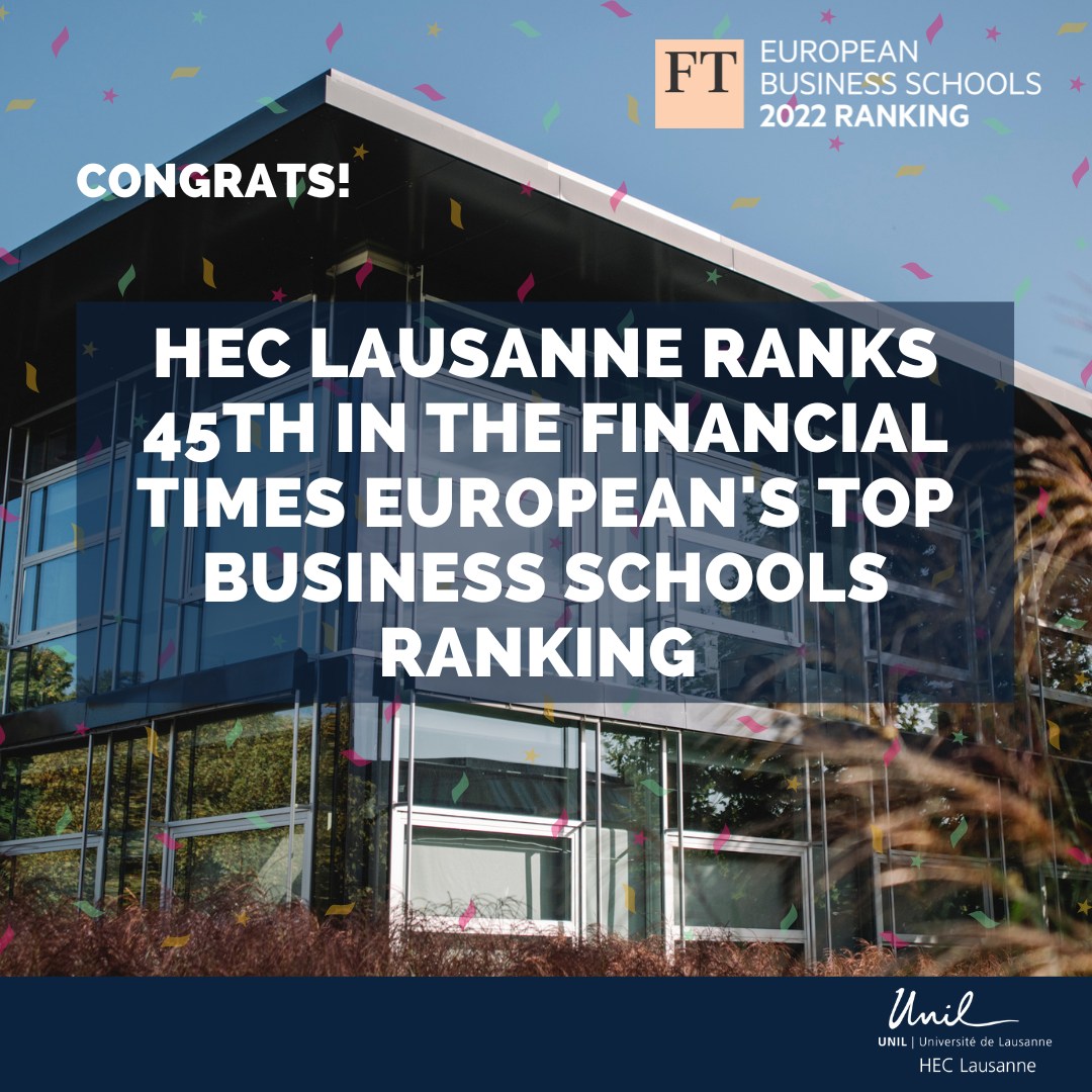 HEC Lausanne - HEC Lausanne makes good progress in the European ...
