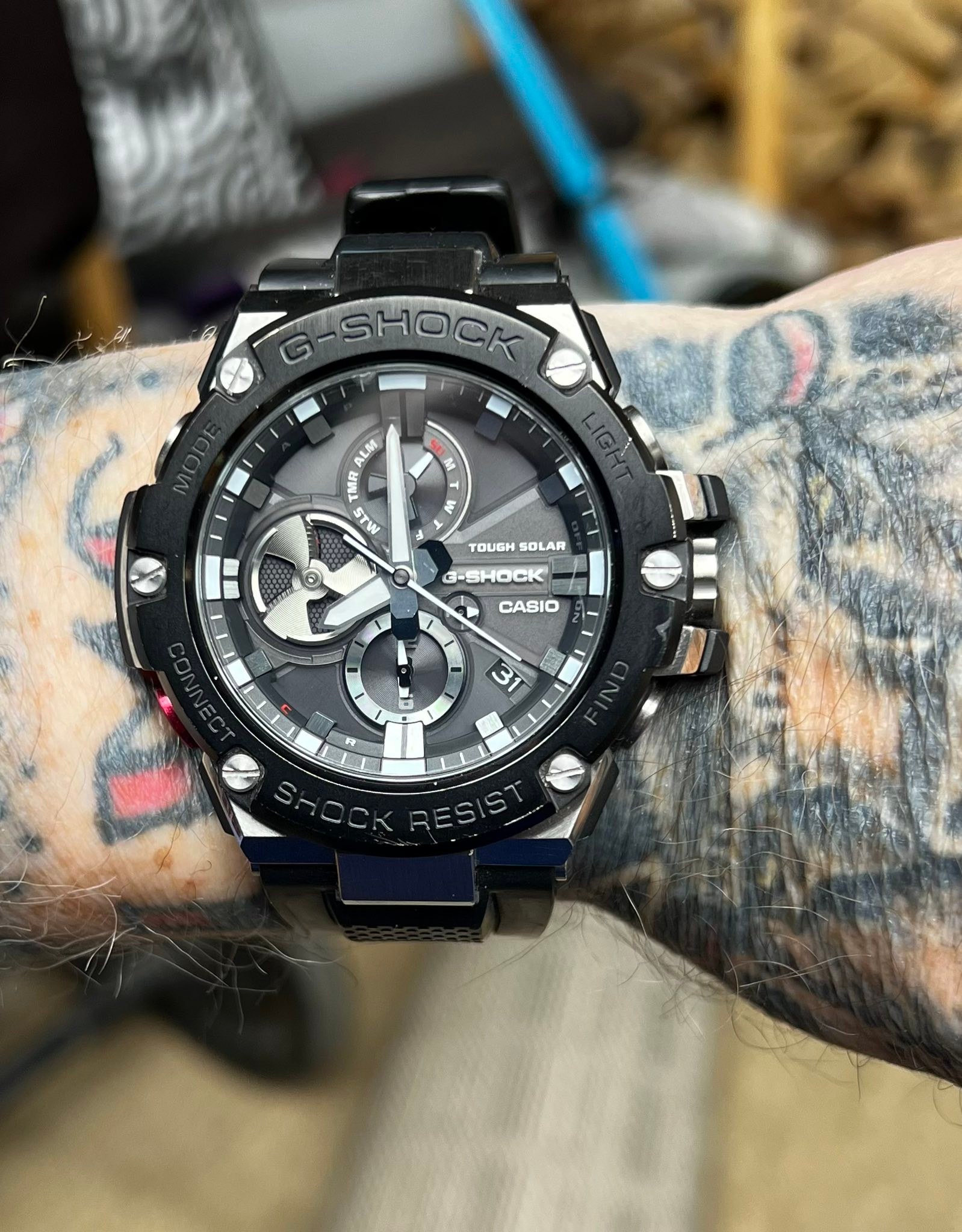 Happy Sunday ? G-SHOCK SHOCK ALM ALAr 품 TMR STW = ® TOUGH SOLAR 