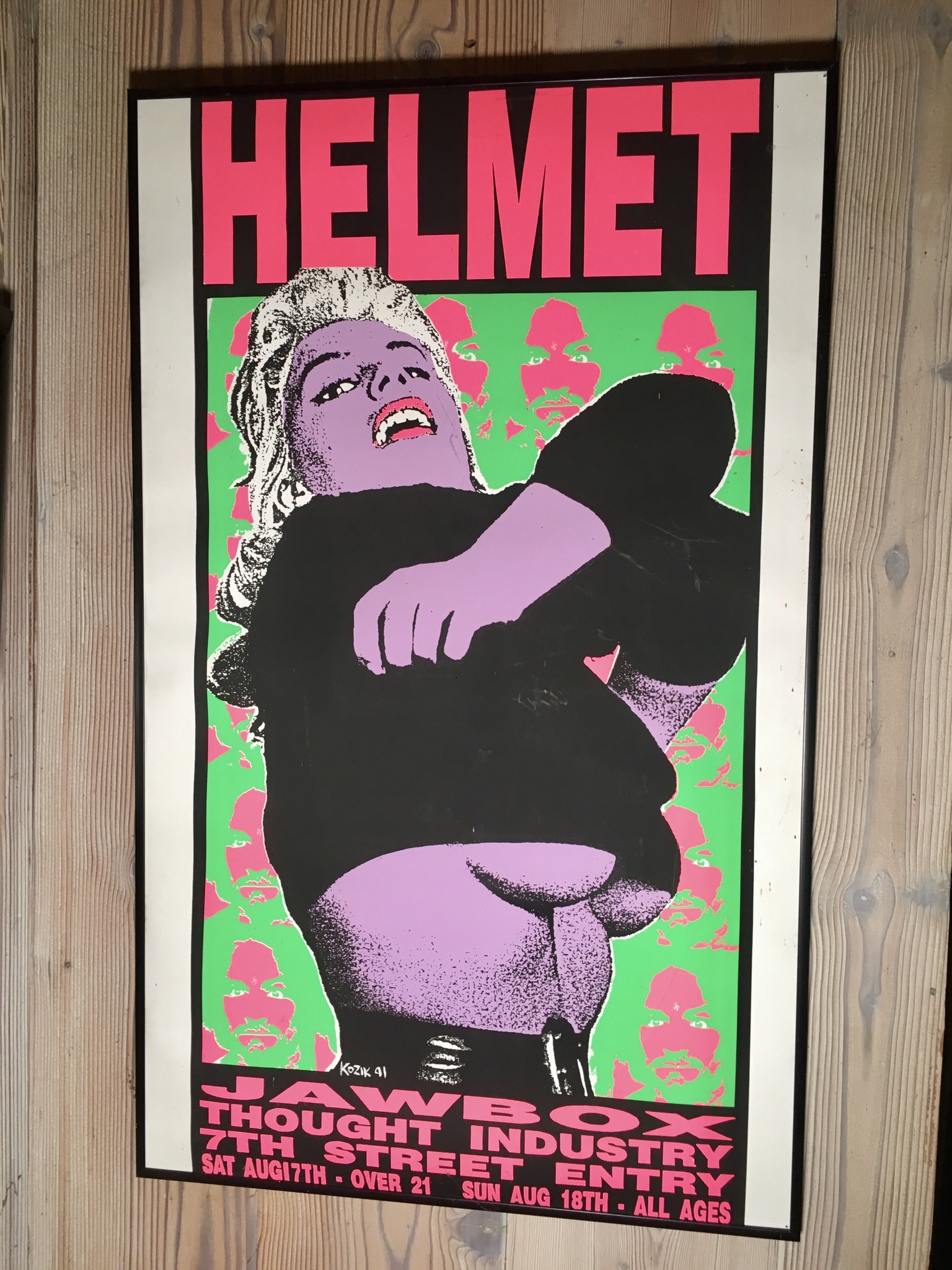 HELMET L7 kozik コジック ポスター AUCTION - Helmet/L7 - Texas Tour