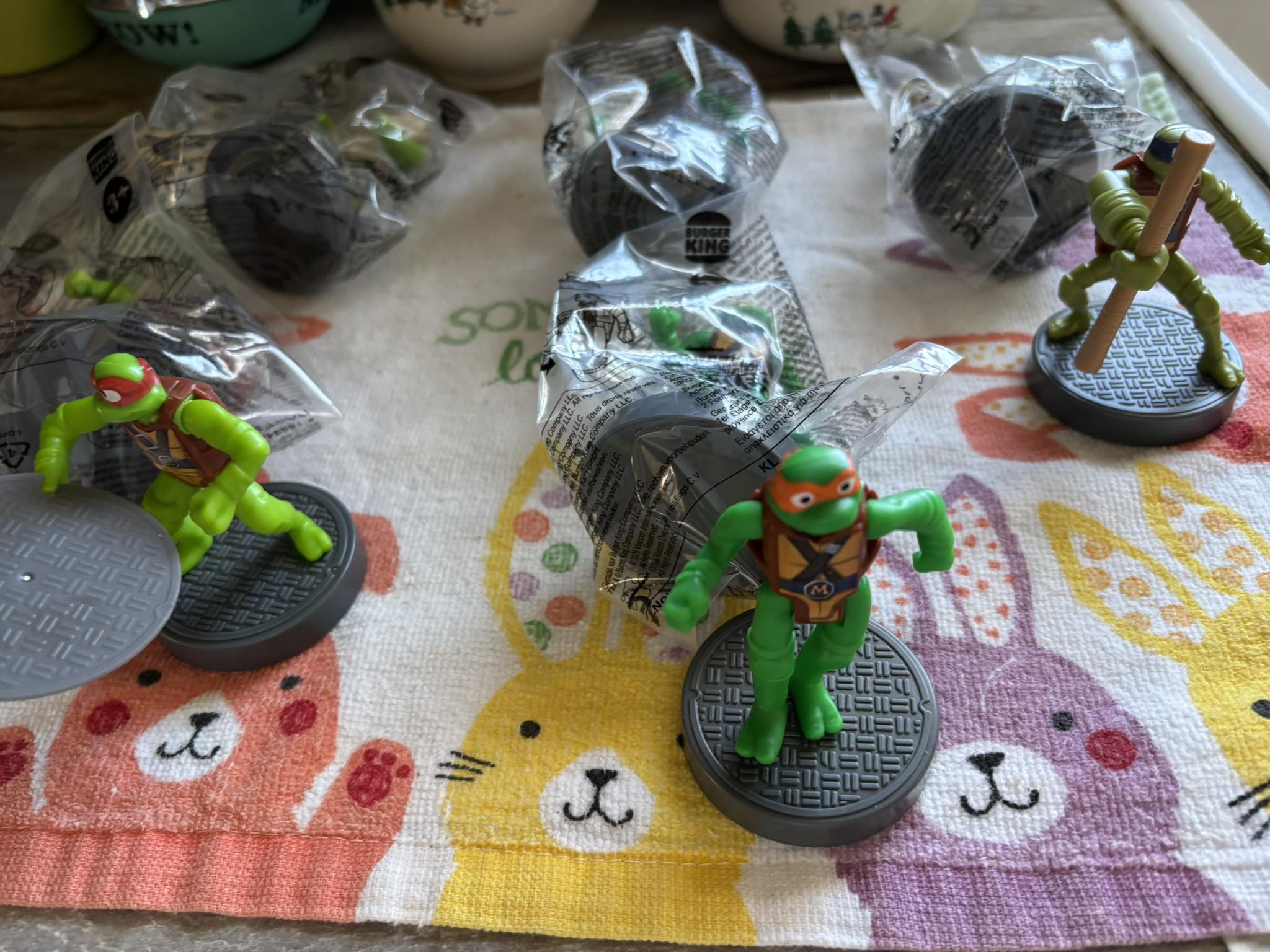 2003 Teenage Mutant Ninja Turtles Burger King Kids Meal Toys #tmnt