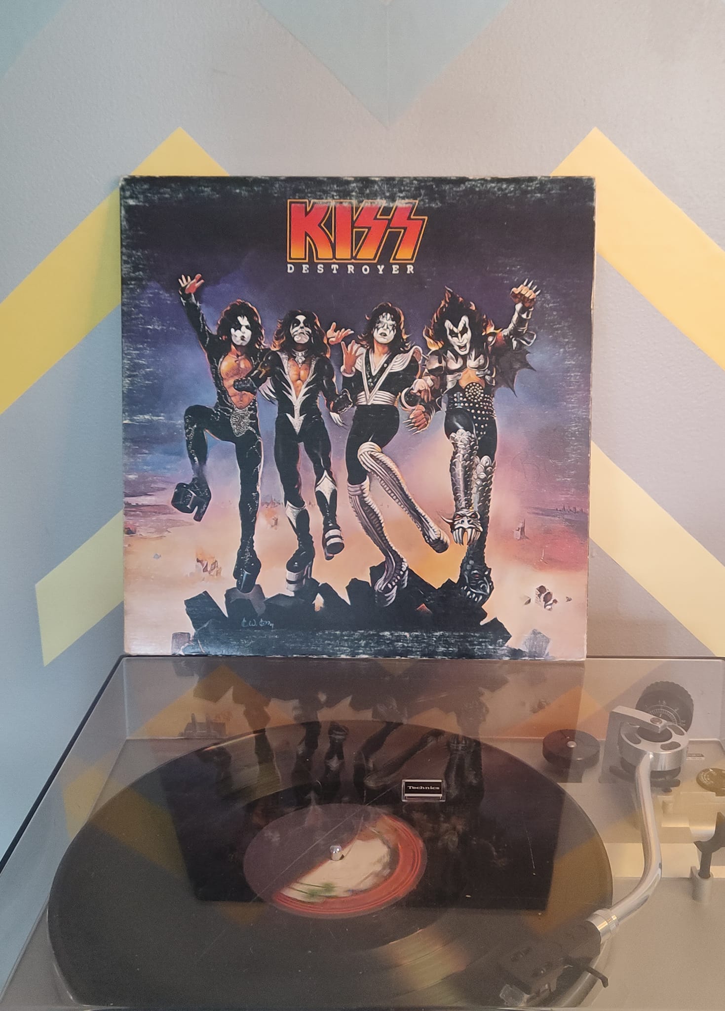 The KISS 50th anniversary vinyl for 