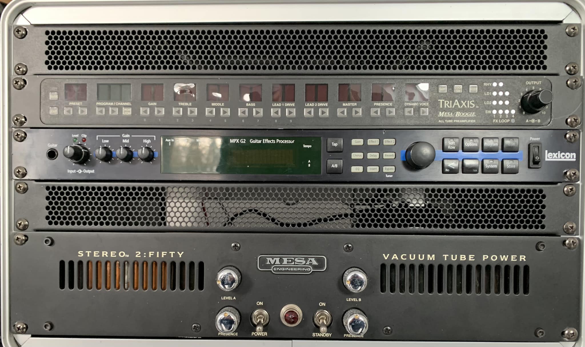 Mesa Boogie Triaxis and 2:90 combo tones