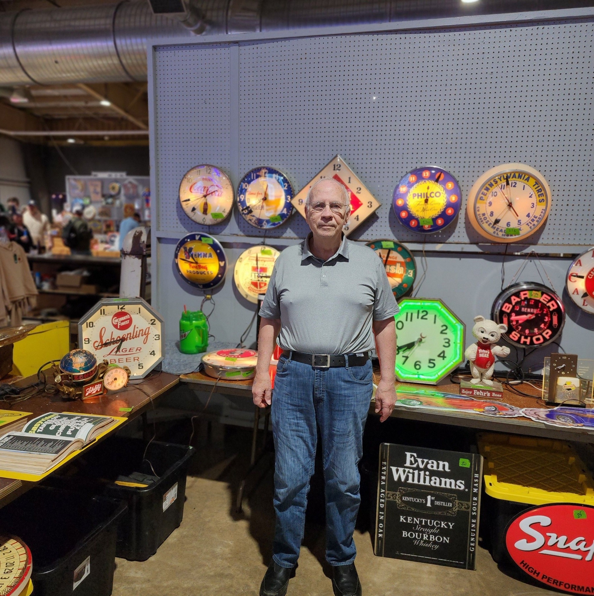 This beer barrel sign revolves. It had a bad motor for that. There were ...