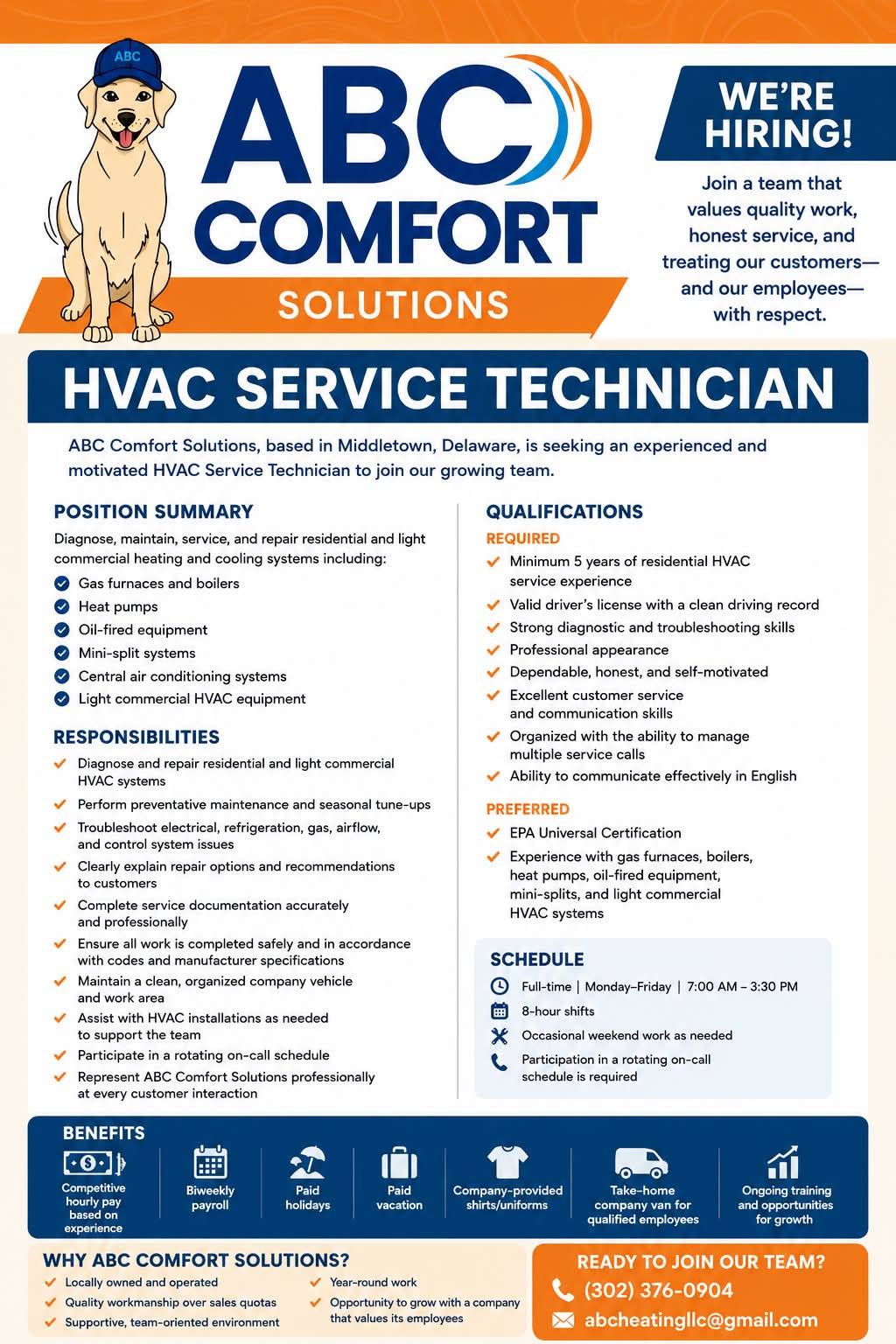ABC Comfort Solutions | Middletown DE