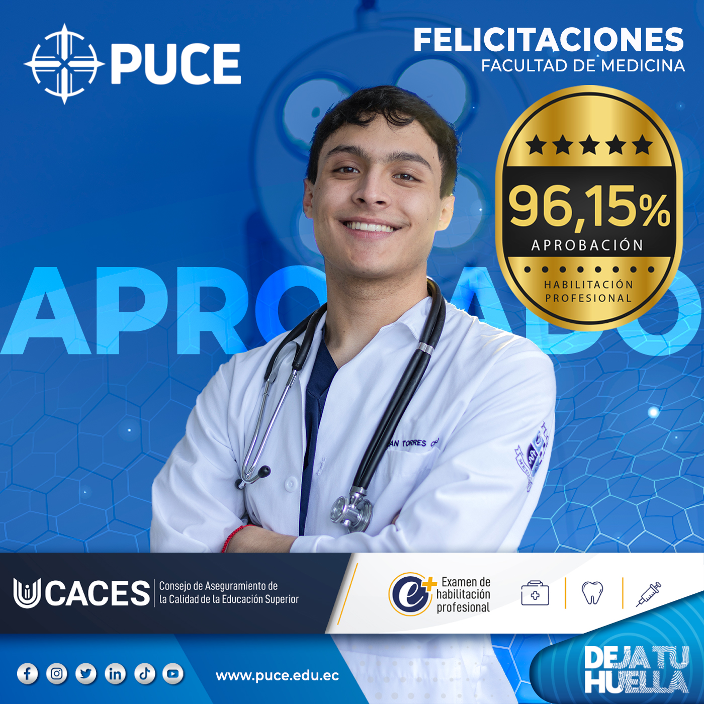 PUCE_Ecuador - 🥳 ¡Nuestra carrera de Medicina sigue dejando huella ...