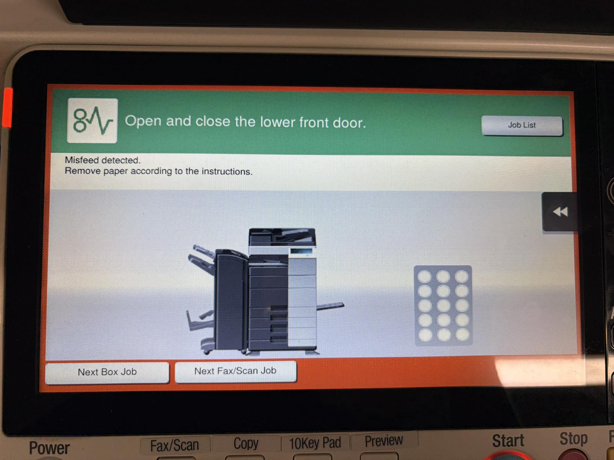 konica minolta bizhub c558 code 6756