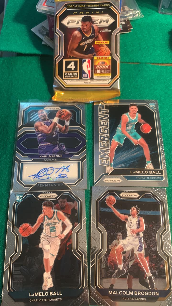 2020-21 Panini Mosaic LaMelo Ball NBA Debut Rookie Card