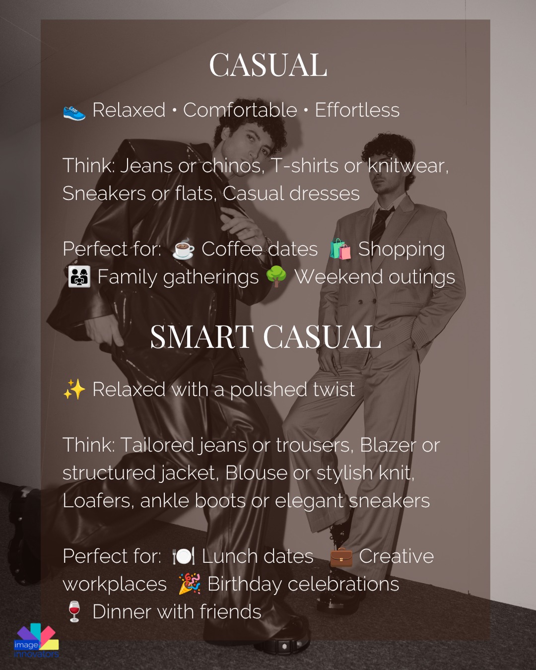 What is smart casual dress code in December?