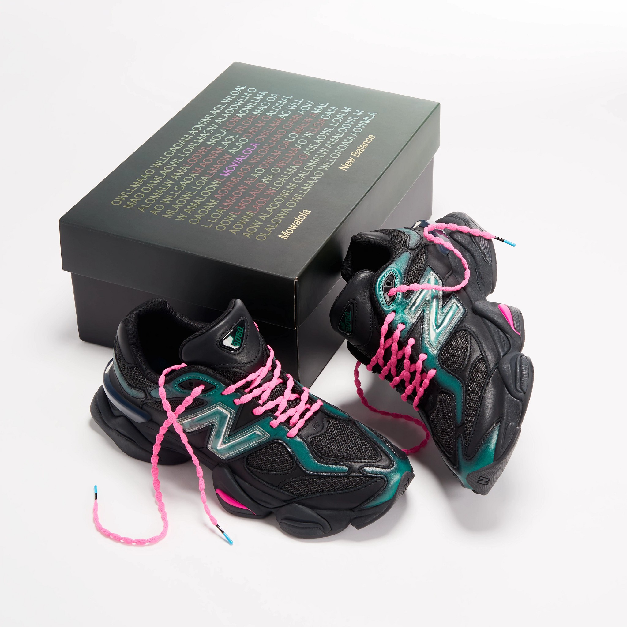 The Mowalola x New Balance 9060 Initially debuting on the runway 
