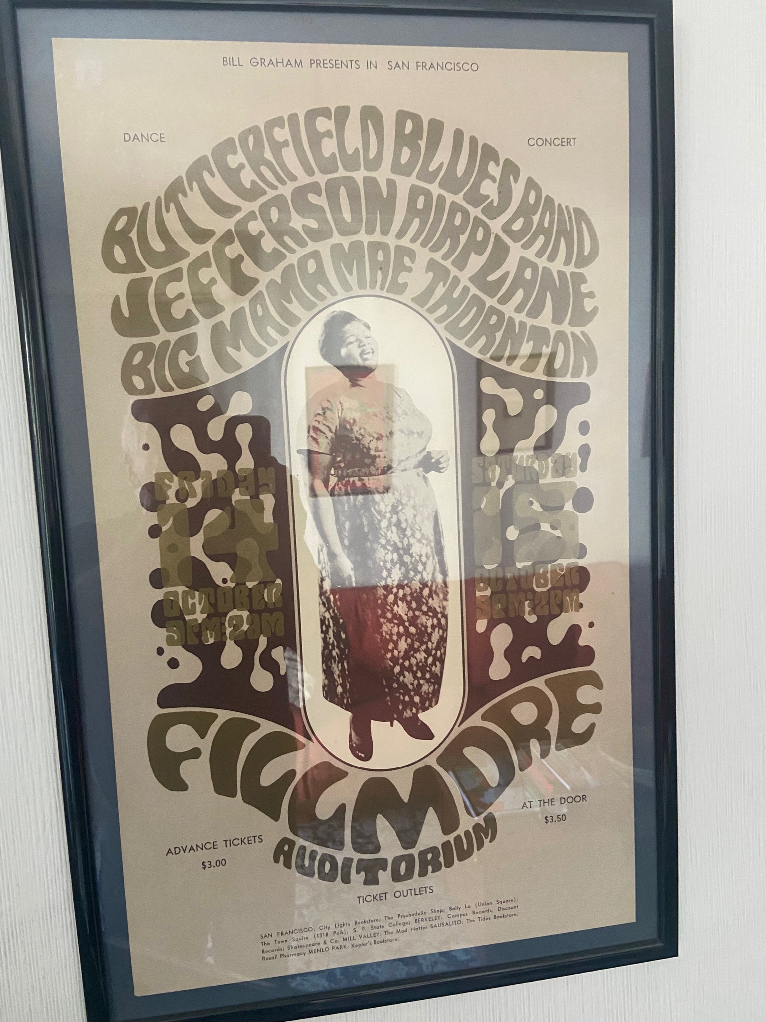 POSTER ART: Paul Butterfield Blues Band, Charles Lloyd Quartet