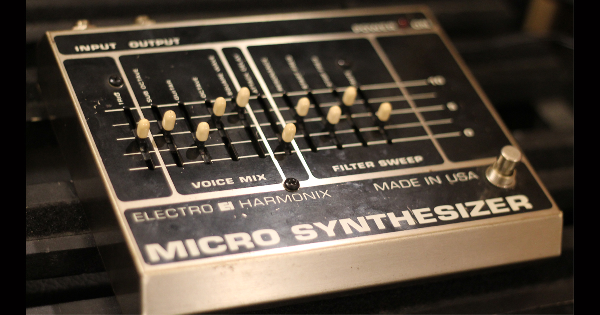 EHX Micro Synthesizer v3 guitar pedal