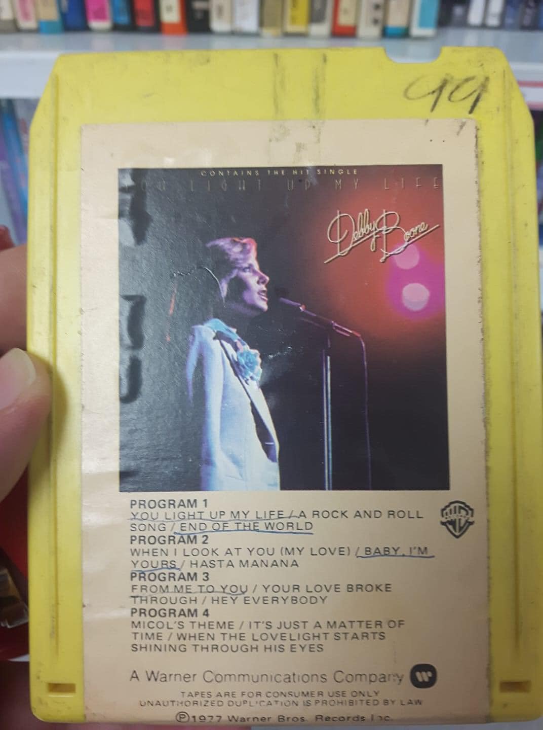 Check out the title they gave this 8-track that I saw while