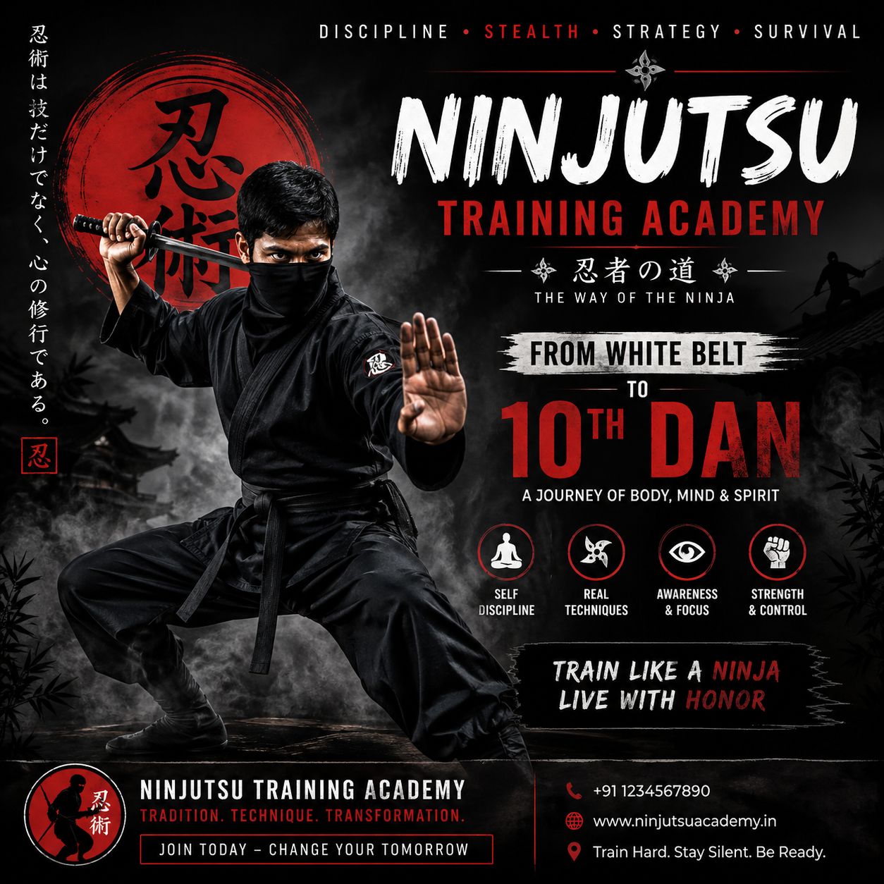 Ready to learn #ninjutsu follow us and comment below Ninja