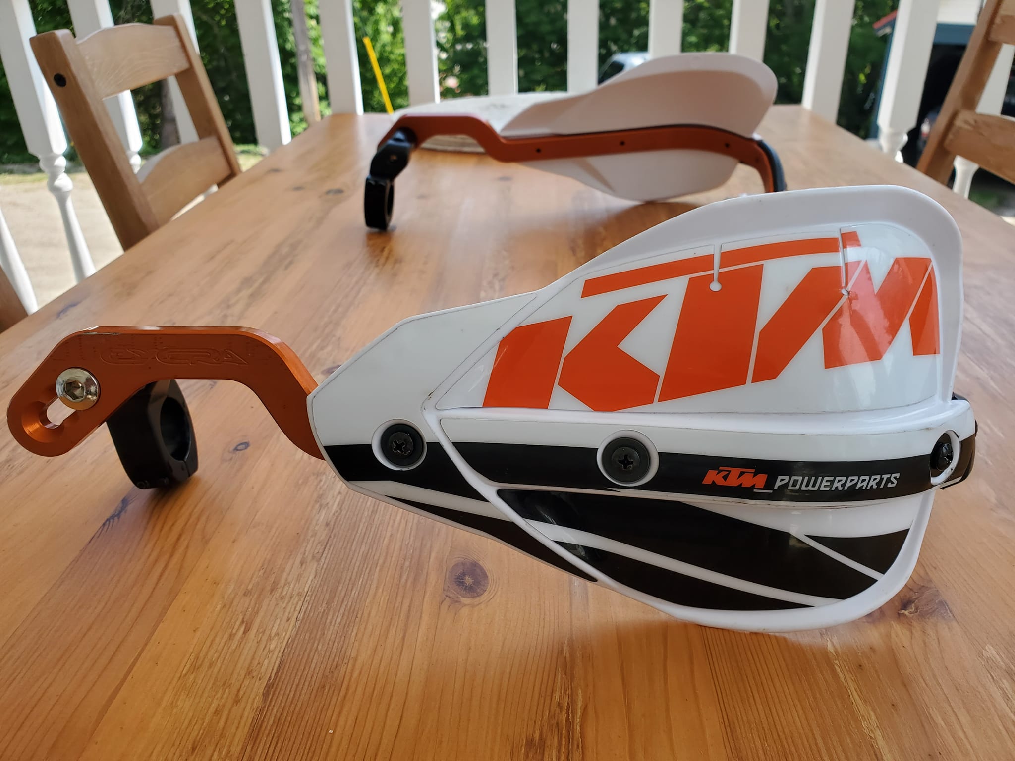 Cycra Replacement Vortex Handshields w/ Abrasion Guards - Orange