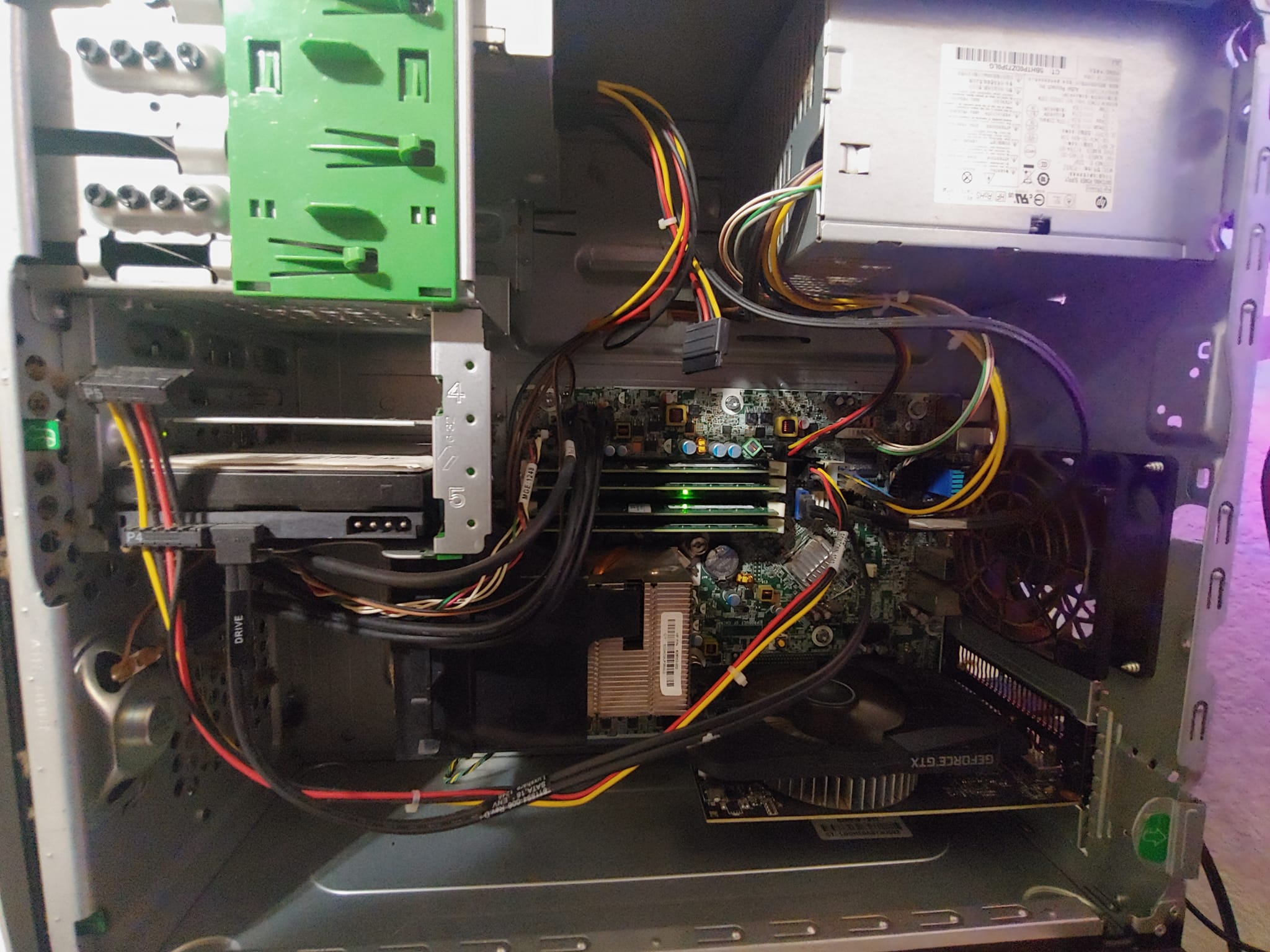 What upgrades are needed for a GTX 1060 6GB in a basic HP