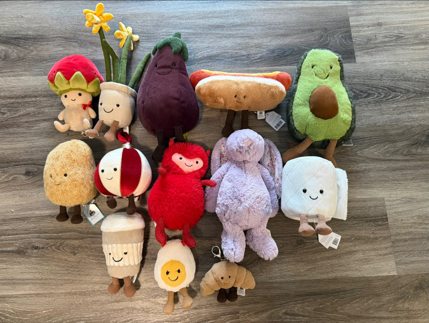 The Jellycat Amuseables Camembert is serving up serious cuteness