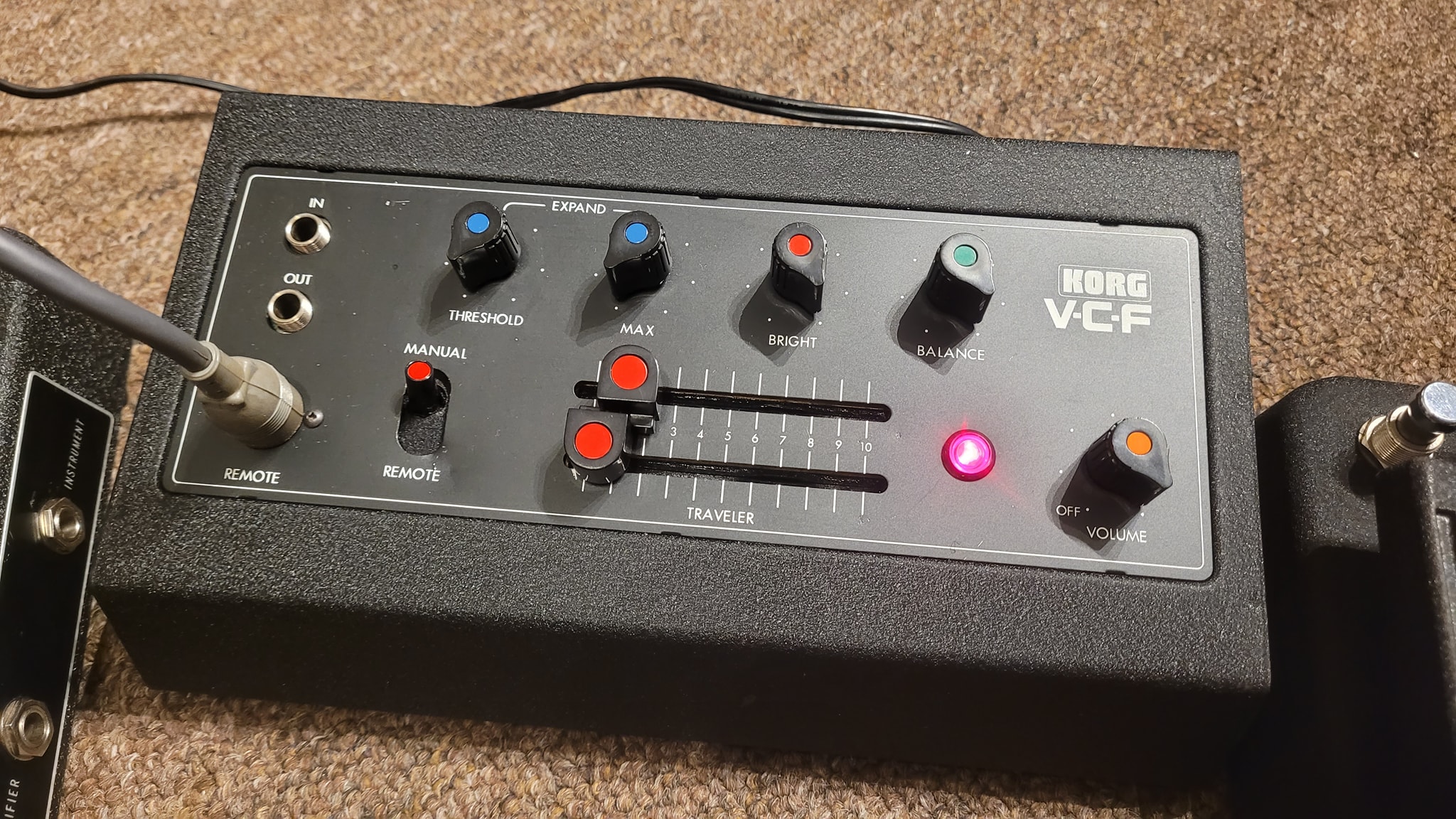 Korg FK-1 VCF analog voltage controlled filter pedal
