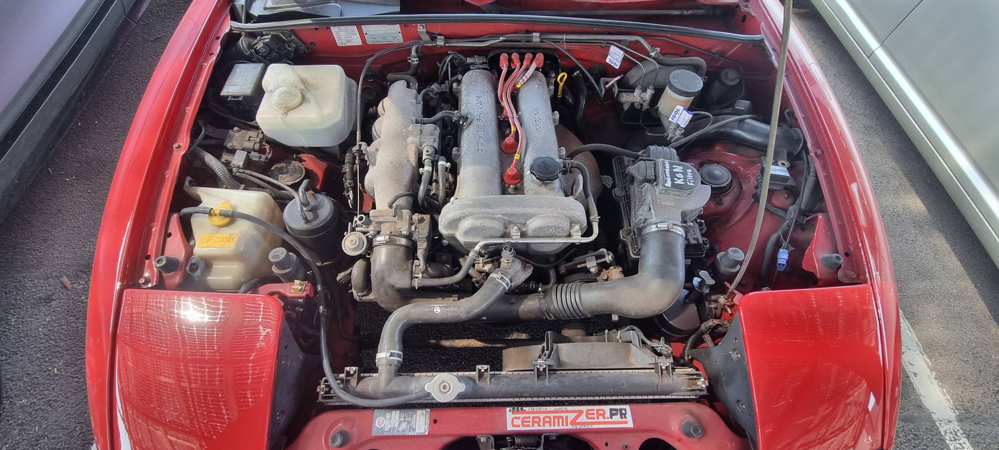 How to check if a 1993 Mazda Miata NA18B2 has power steering?