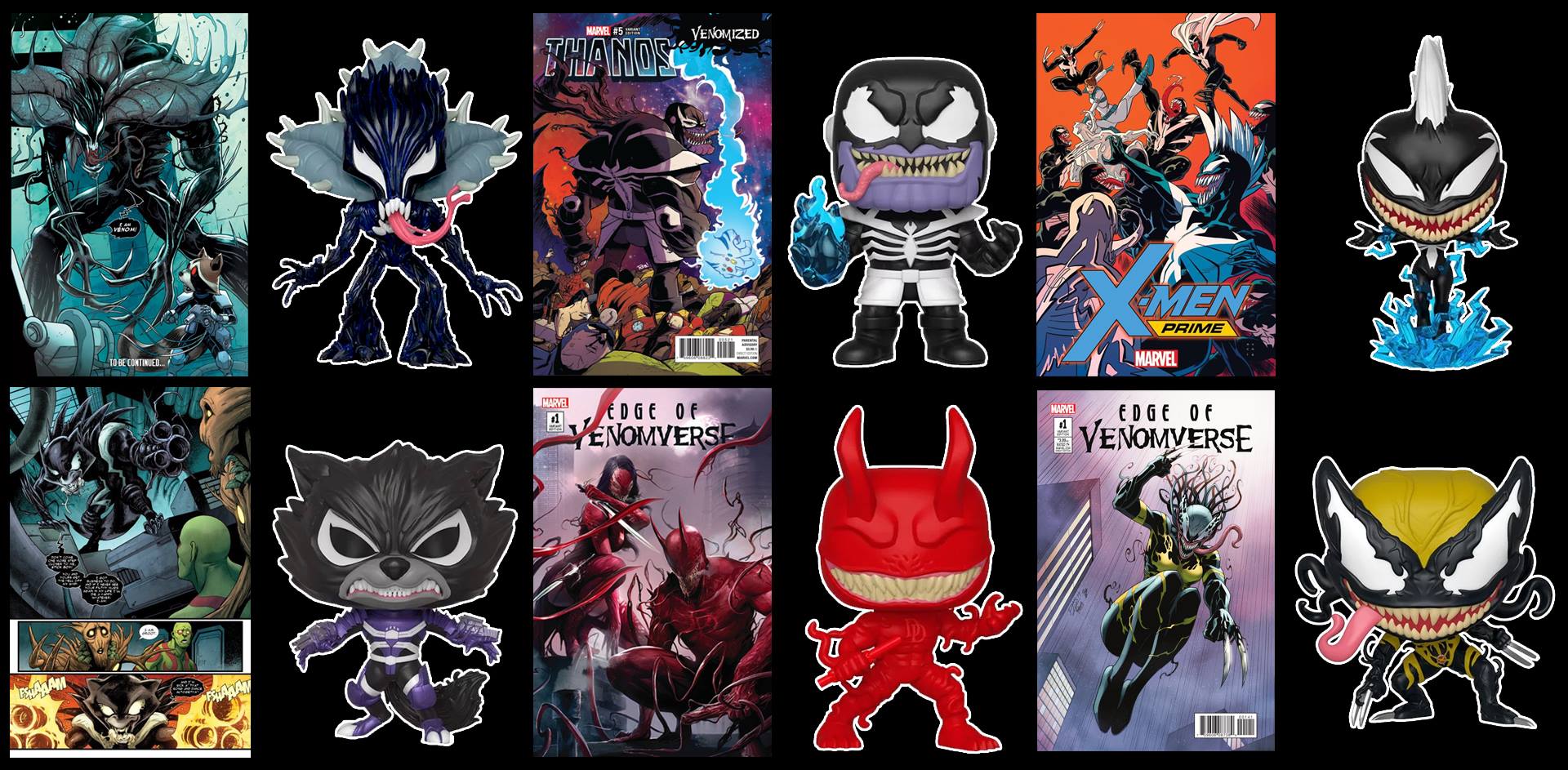 New wave of Marvel Venomized Pops coming soon! Pre-order ▻ funko 