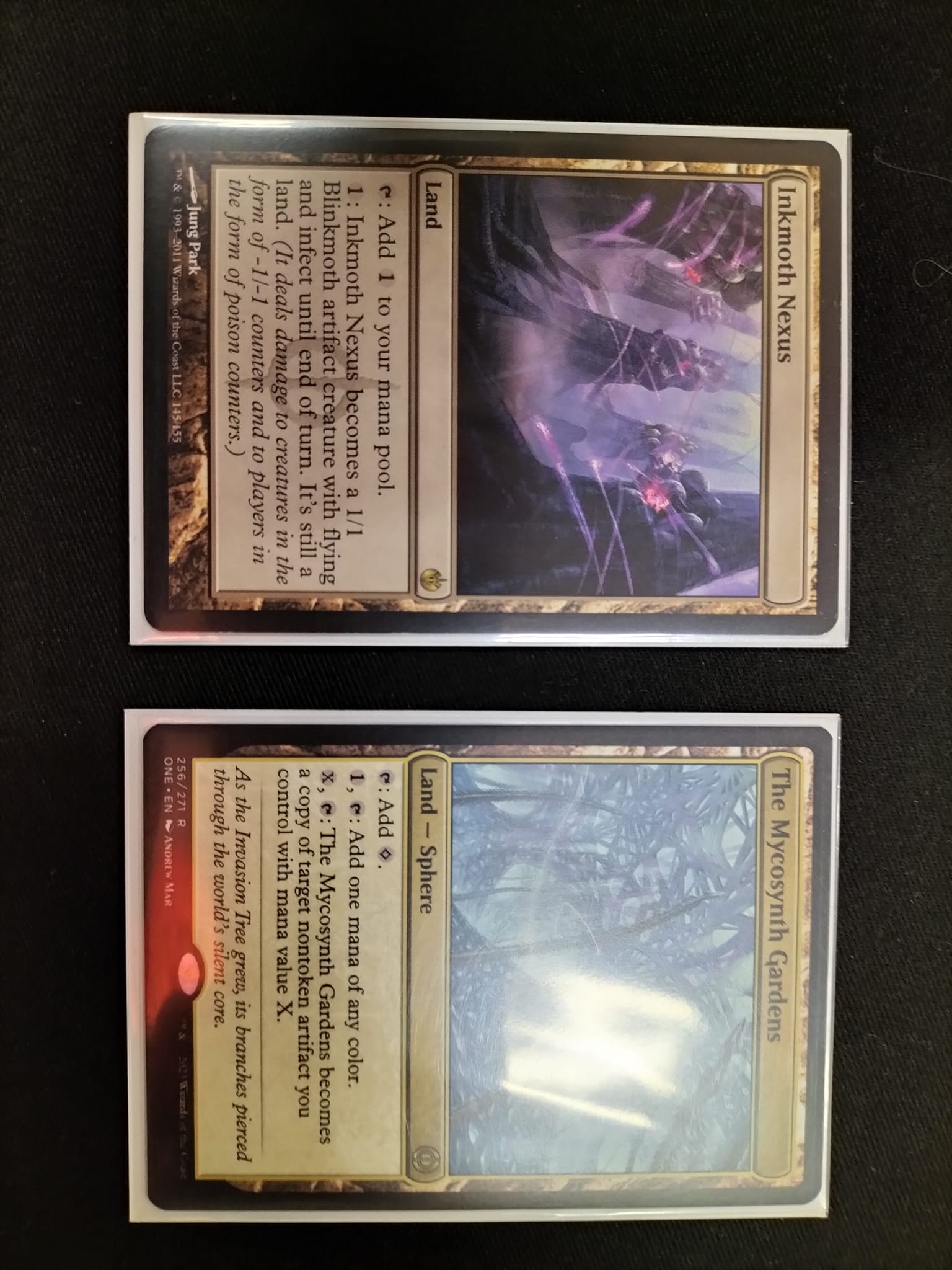 Does Mycosynth Garden copy artifact creature indefinitely?