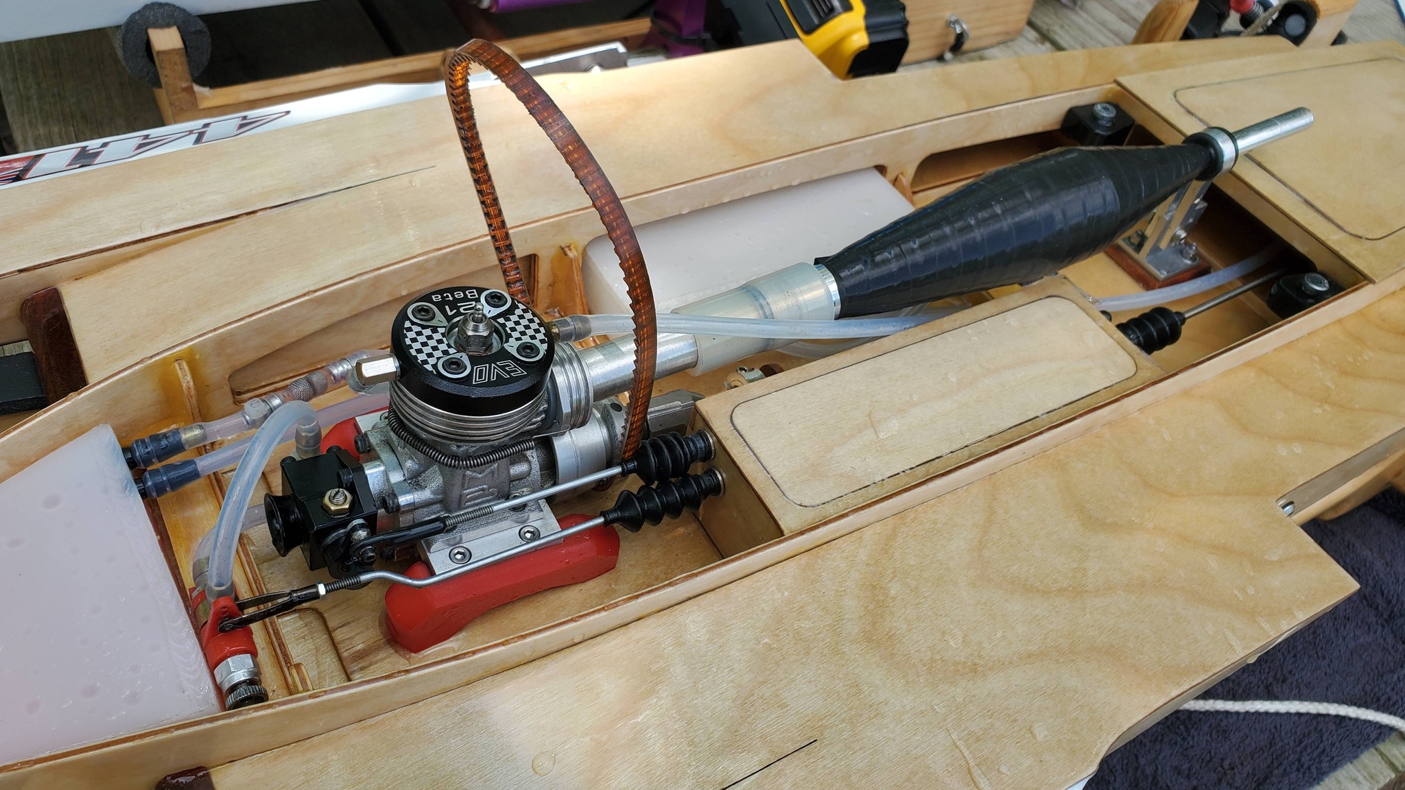 Sport 20 running with ZippKits nitro 20 tuned pipe