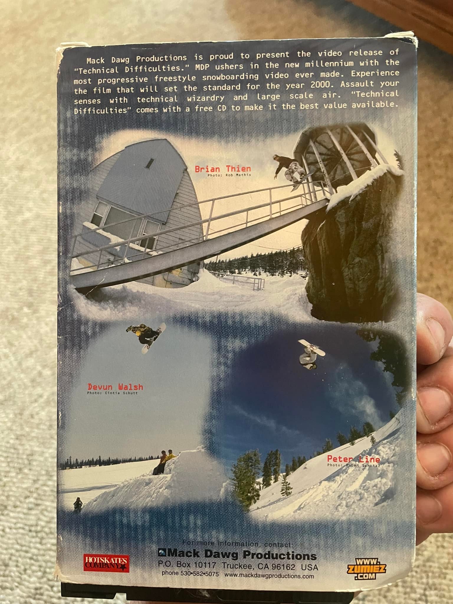 Found old VHS tape from 1999 at mountain house