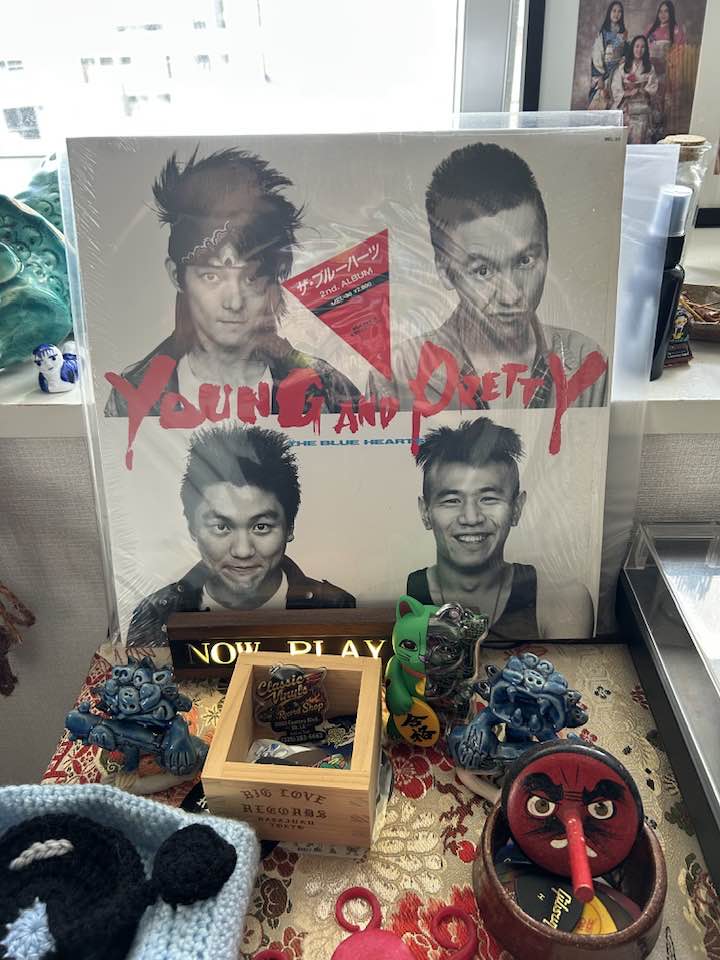 The Blue Hearts promotional poster and autographs