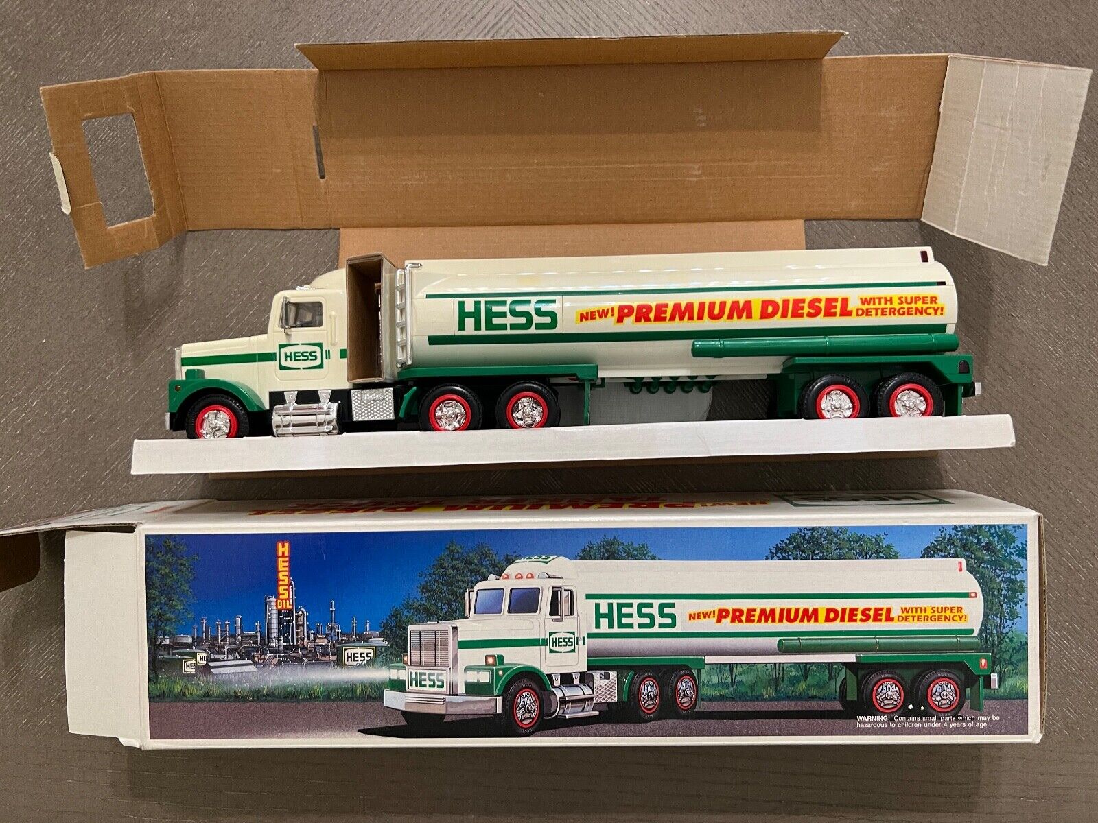 Good Morning all! Tiny Shell oil tanker hino 700 $43 Thank you