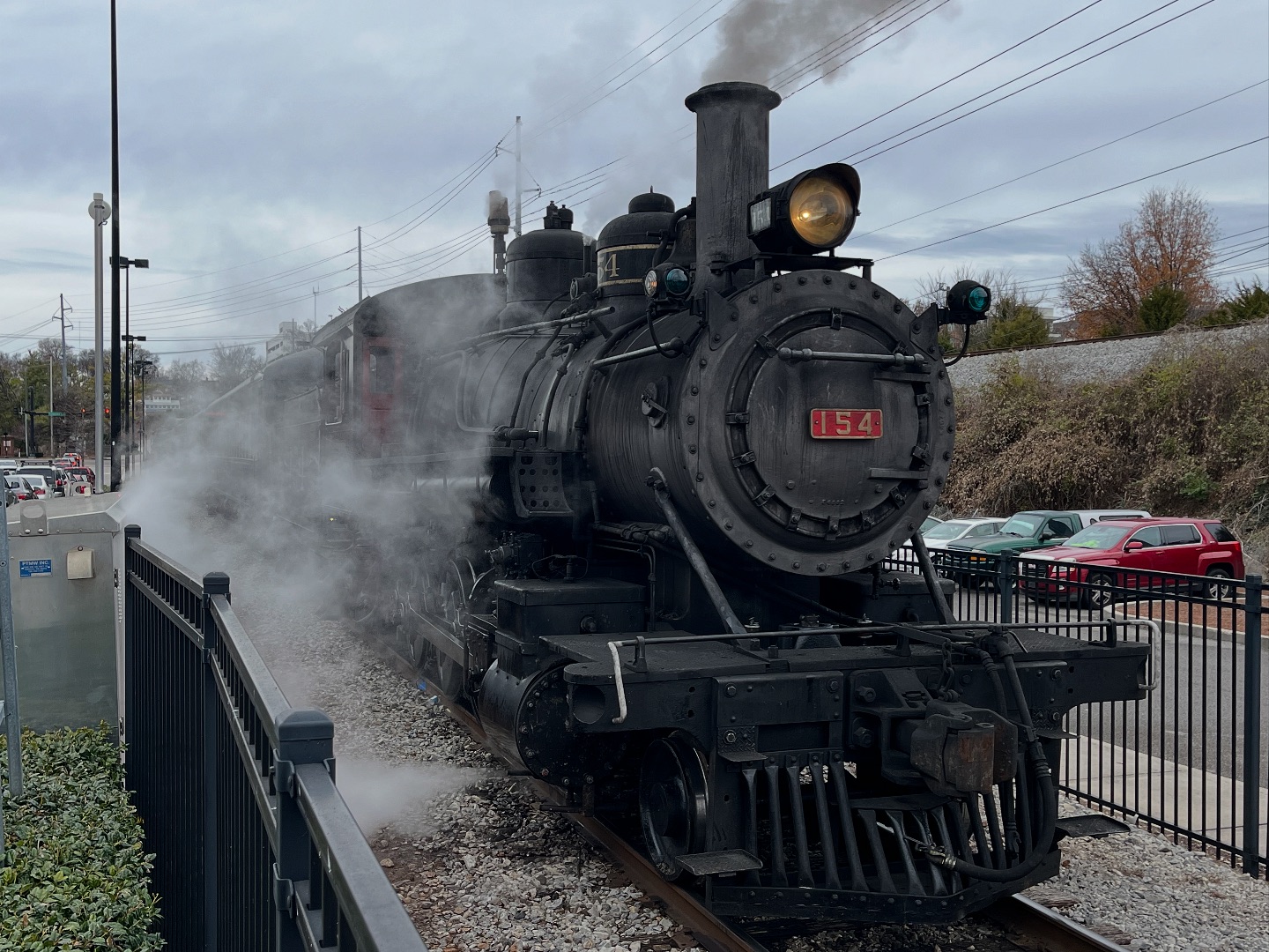 Southern Railway 2-8-0 154 operated on the Three Rivers Rambler 