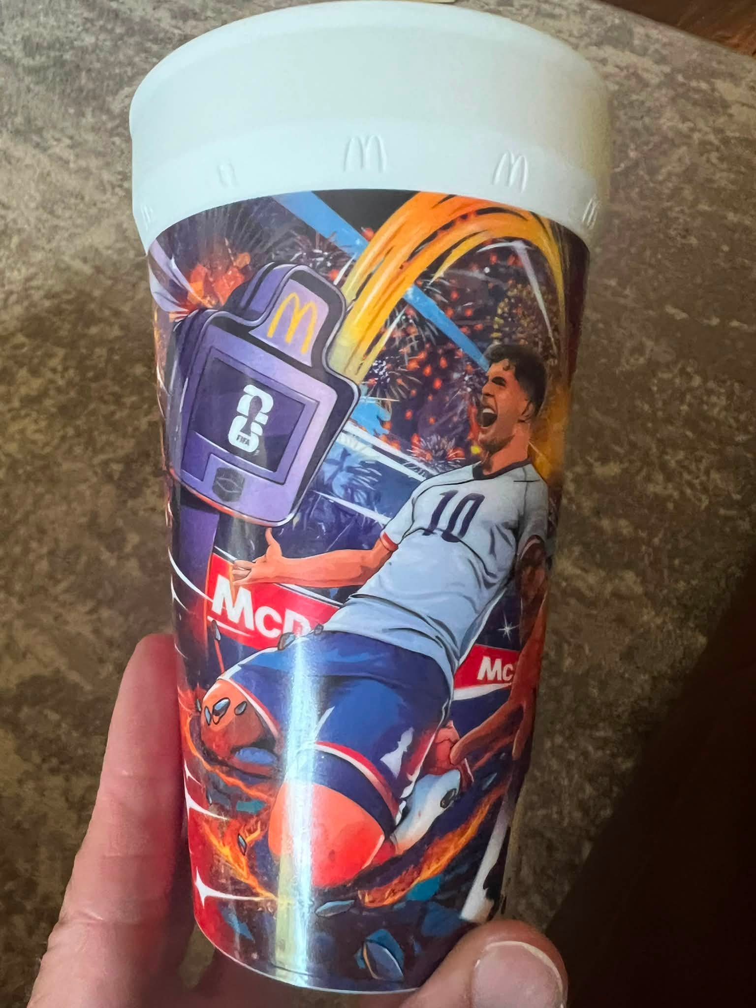 McDonald's World Cup meal with Christian Pulisic cups | Vienna, VA