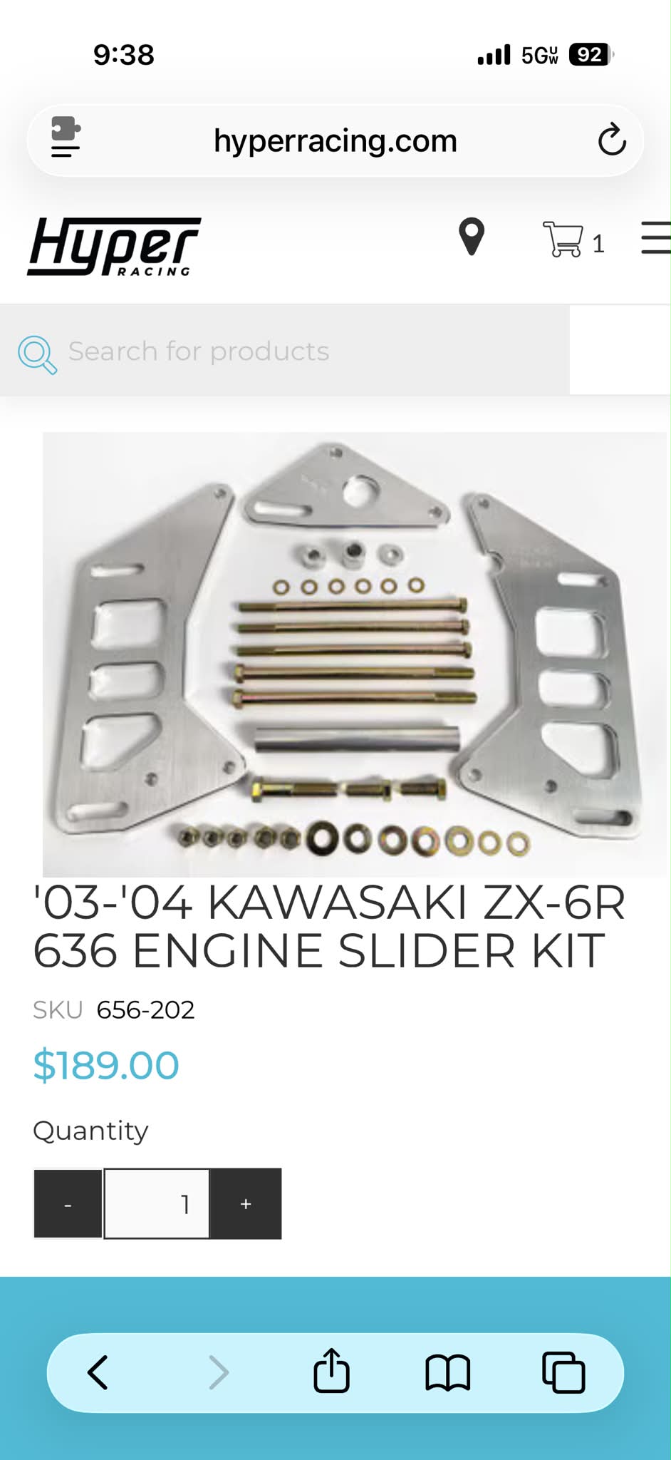 専用９ Will 05-06 hyper engine plates work for 03-04 kawi?