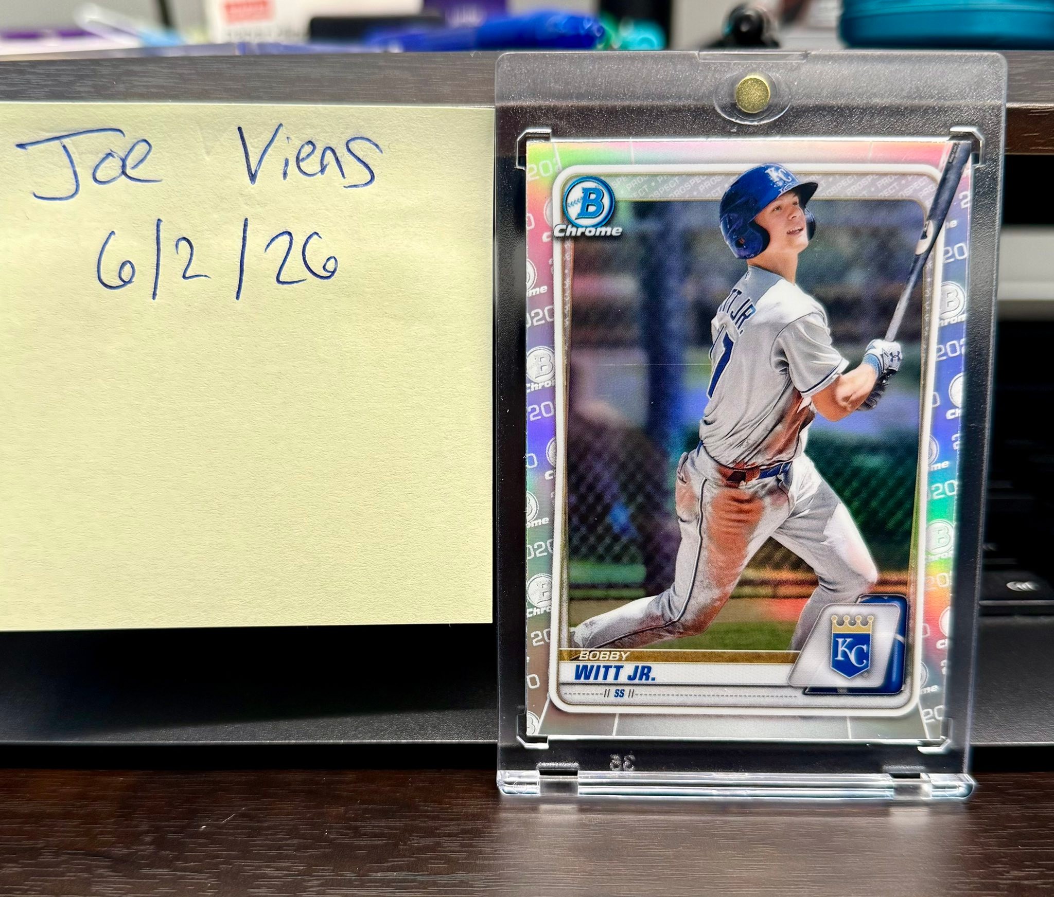 Auction for 2020 Bowman Draft Chrome refractor
