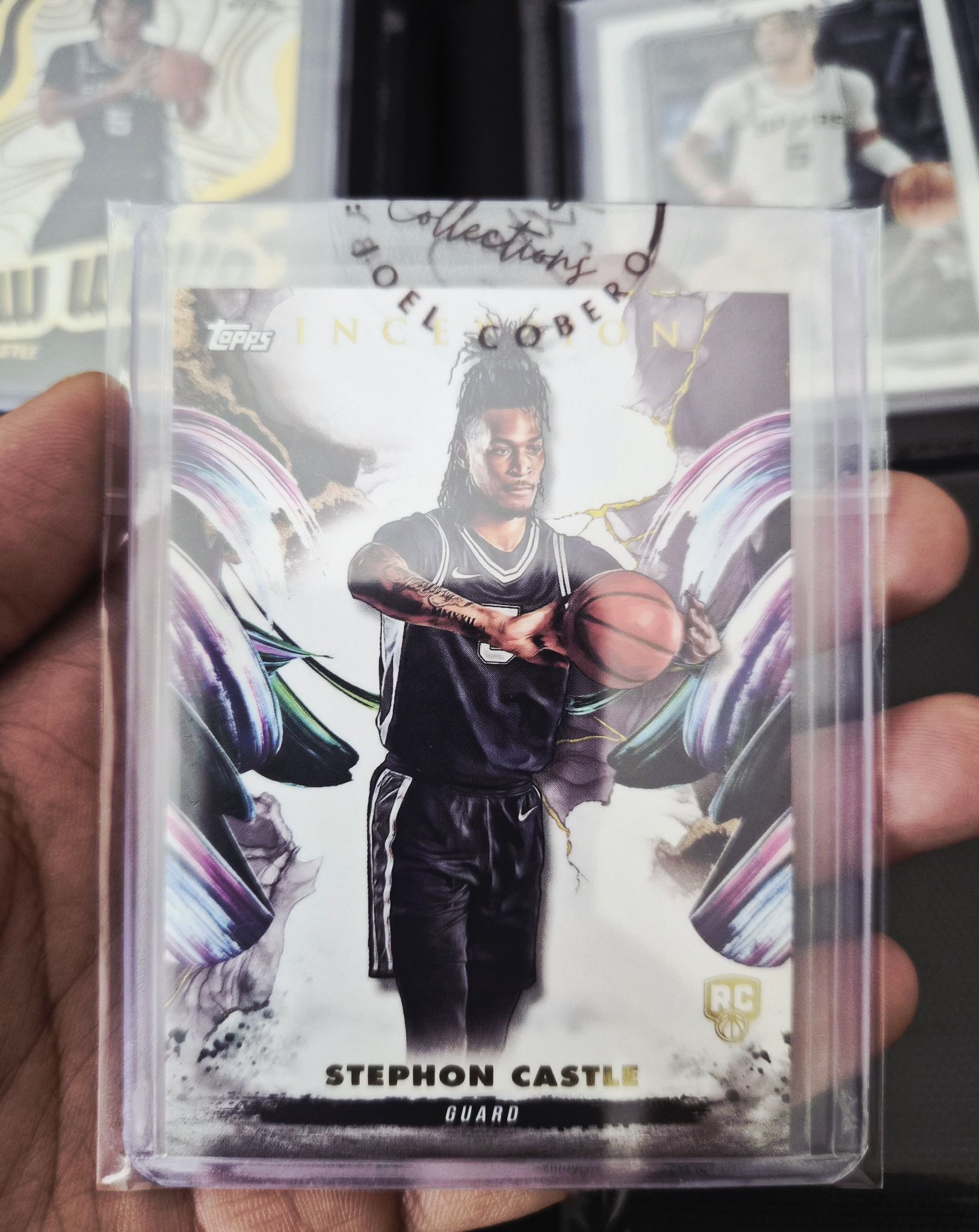 Can I see them Stephon Castle cards? LEPRS ញ M Alections NO HOEL 