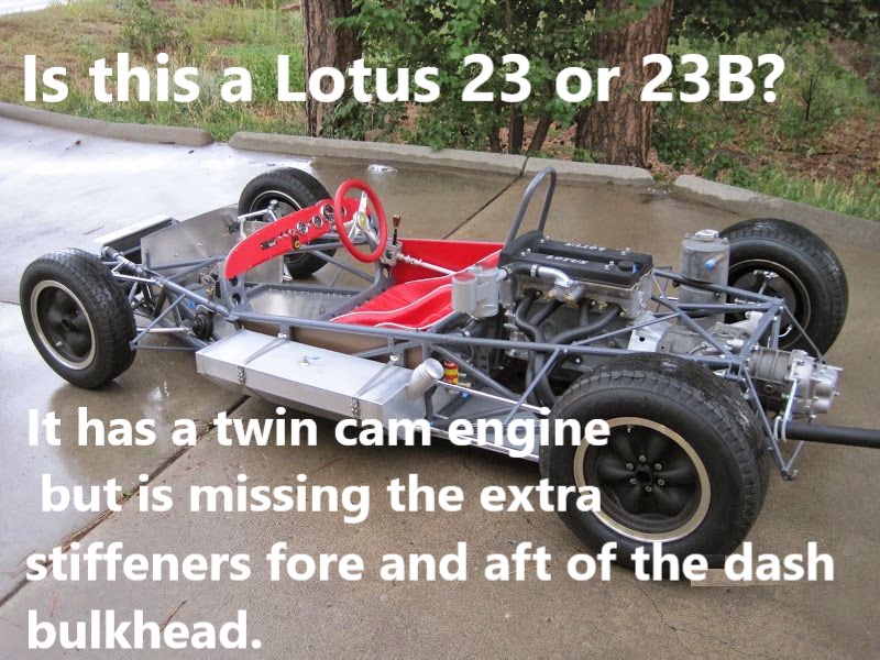 Building a Lotus 23B is one of my holy grail projects but there is