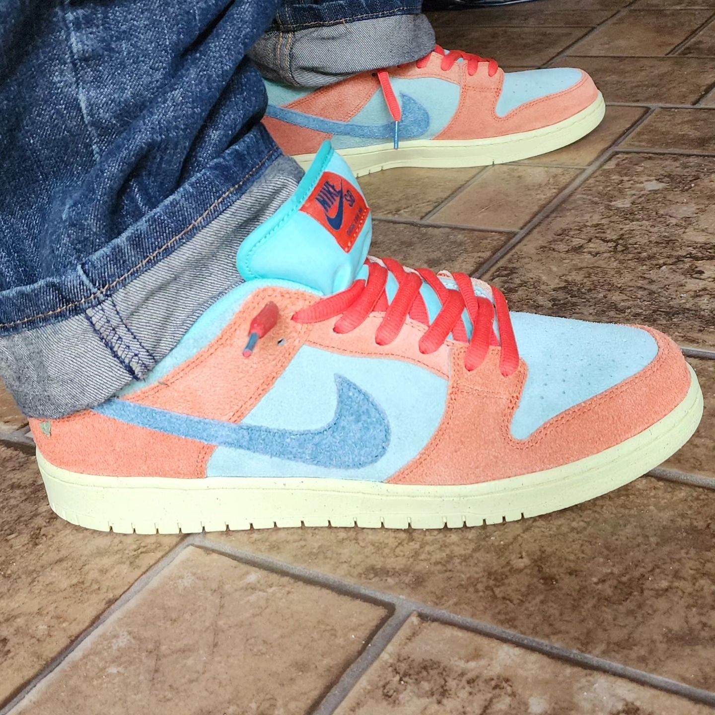 Nike Dunk Low SB Pro Orange and Emerald Rise ➡ https://www 
