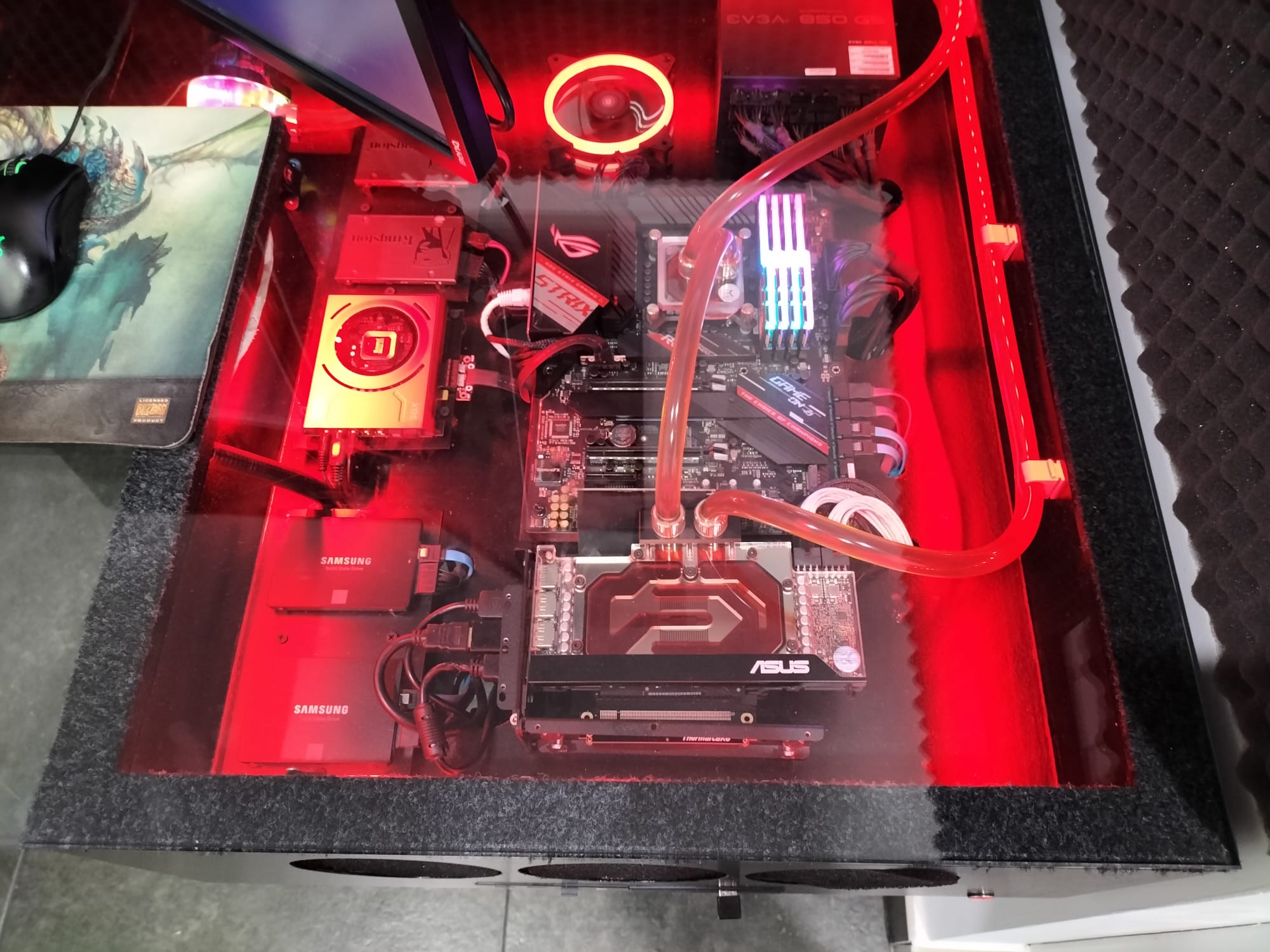 Custom gaming setup with 10700k and RTX 3090