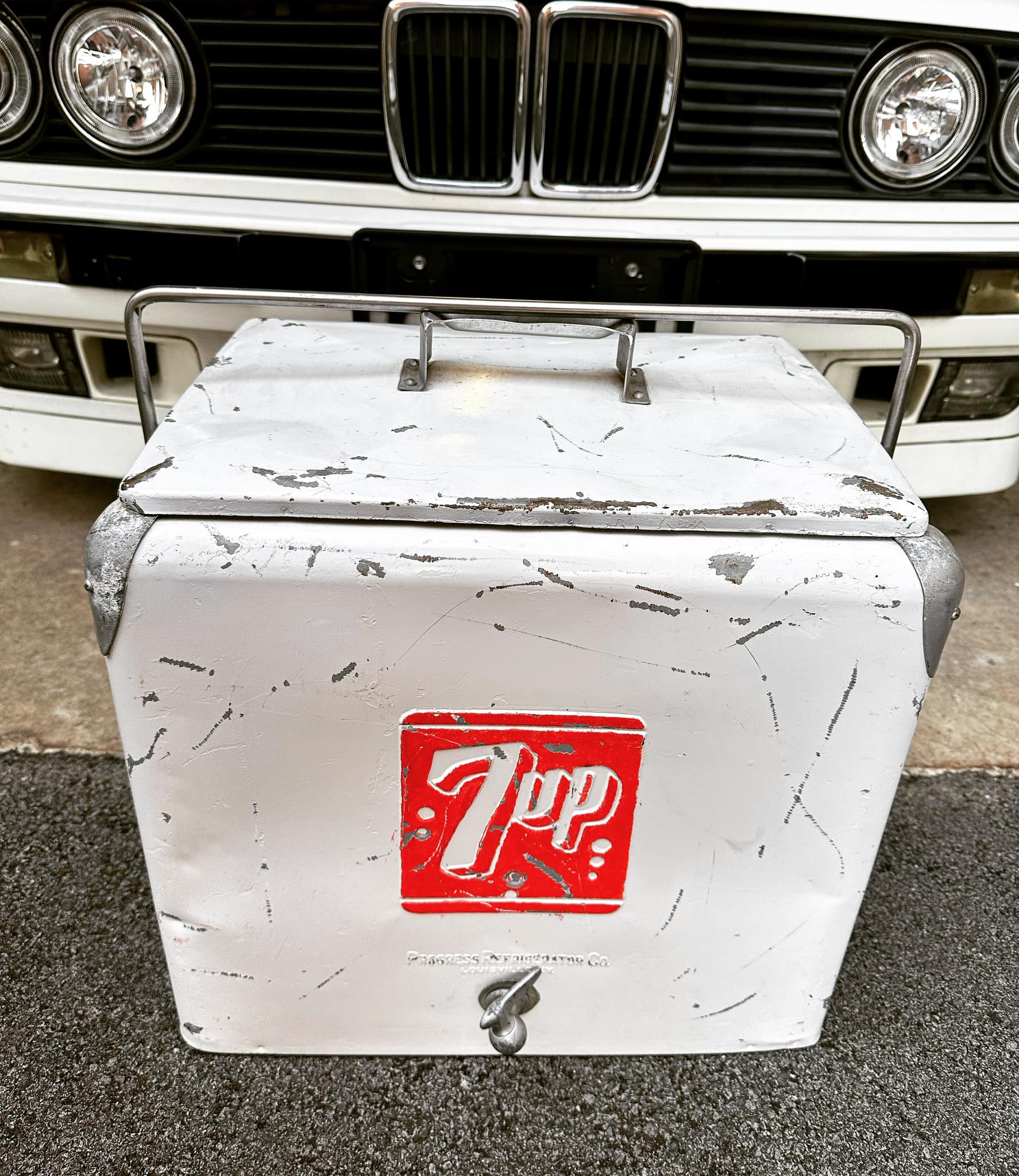 1970s 7UP Insulated Cooler. When you see this, you think of what?