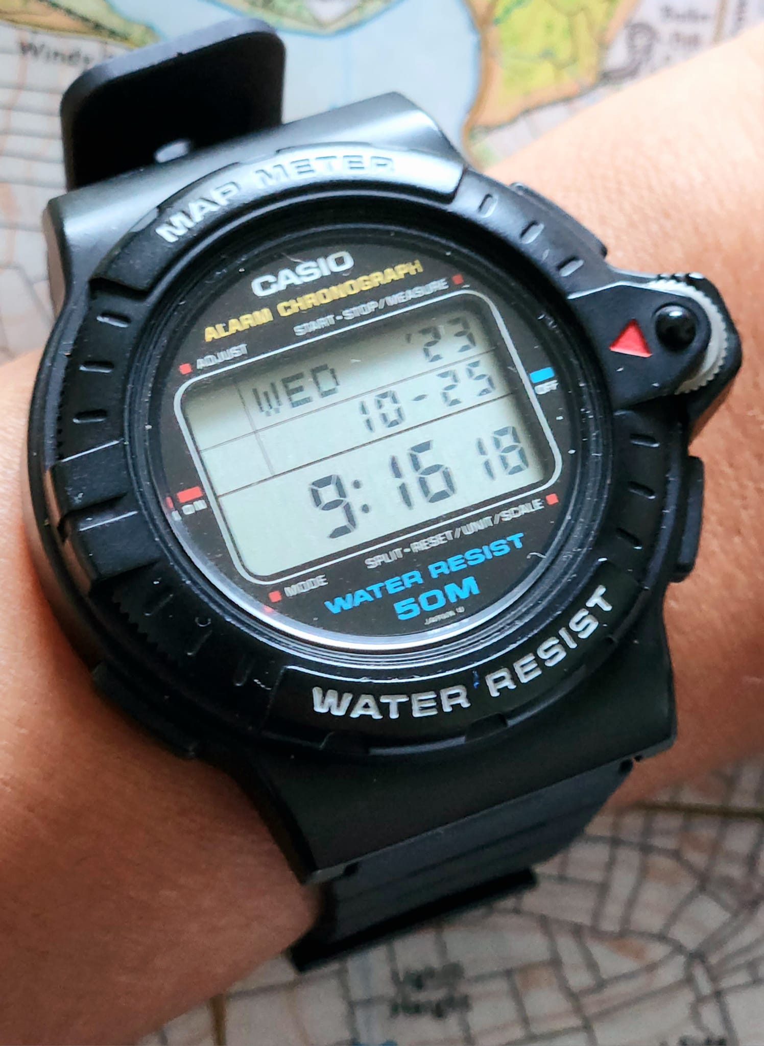 Casio MAP-100: the Map Meter Watch that was way ahead of its time