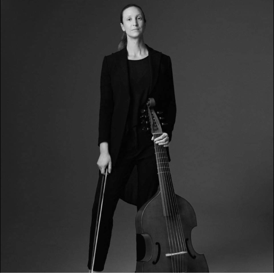 So much fun playing the new G Violone (Signor Biggie) in this gig with ...
