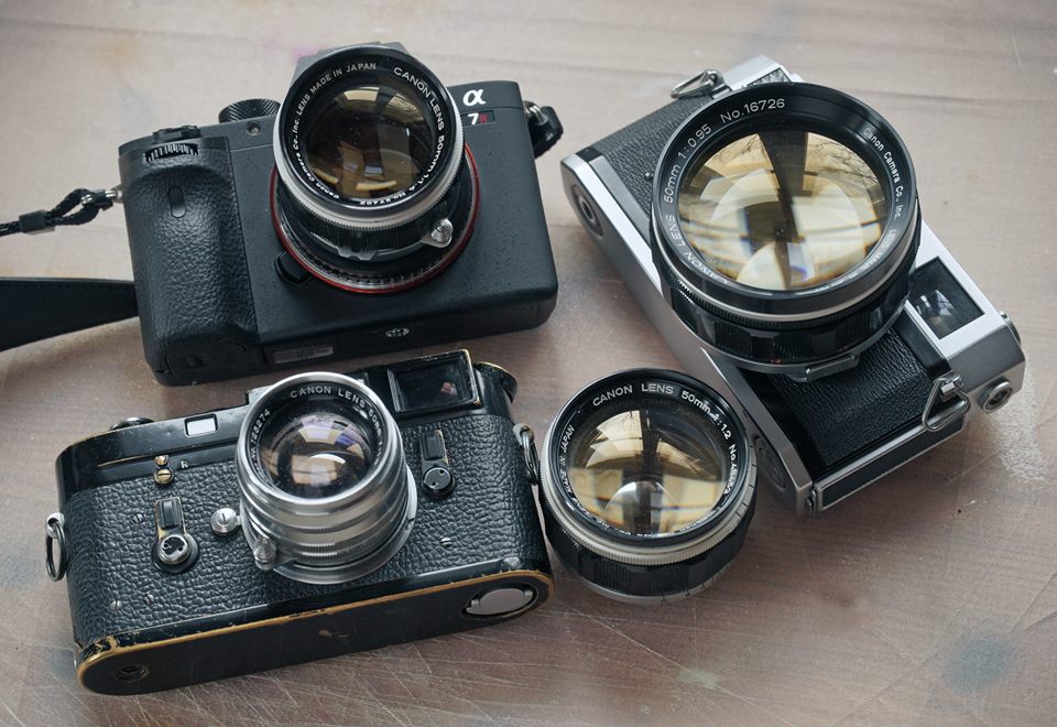 Canon 50mm f/1.8 Rangefinder Lenses: Types and Special Examples