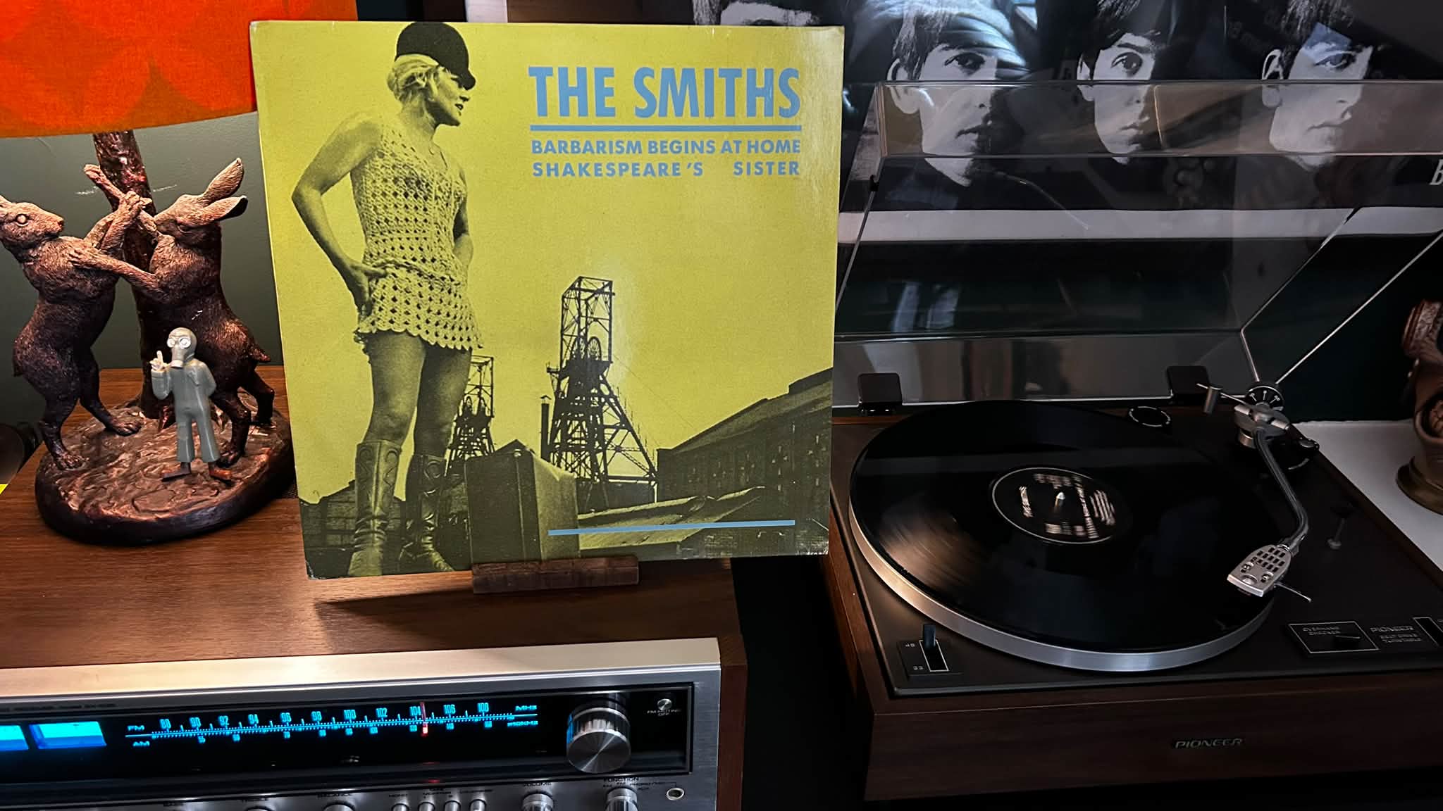 The Smiths' Barbarism Begins at Home vinyl record