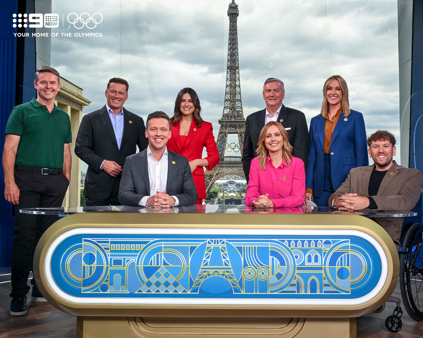 Channel 9 - Touchdown in Paris! 🇫🇷 Olympic Games... | Facebook