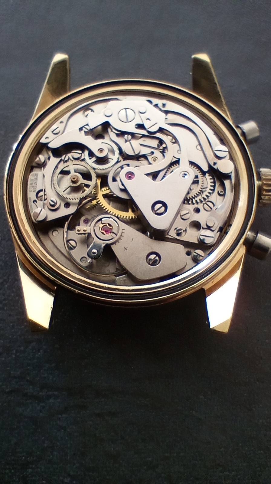 Vintage Mirexal mechanical chronograph watch with Valjoux 7733