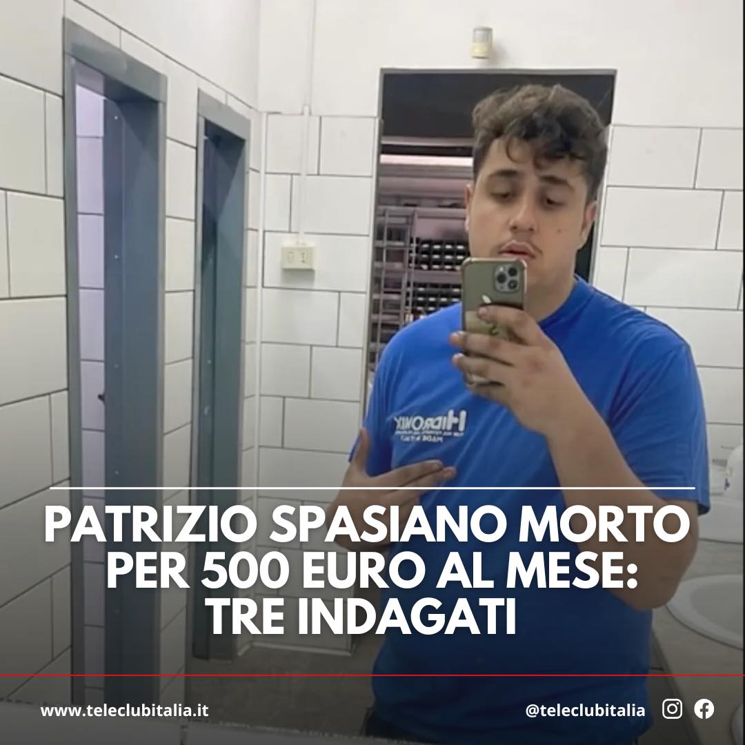 Ci sono tre indagati per la morte di... - Tele Club Italia | Facebook