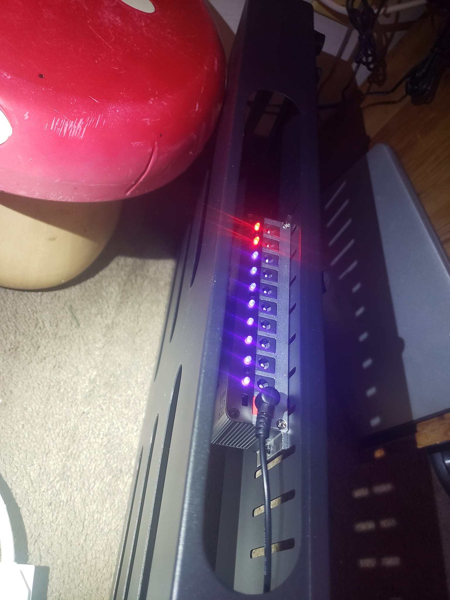 This is not my job. Dead power supply for switch, but I was