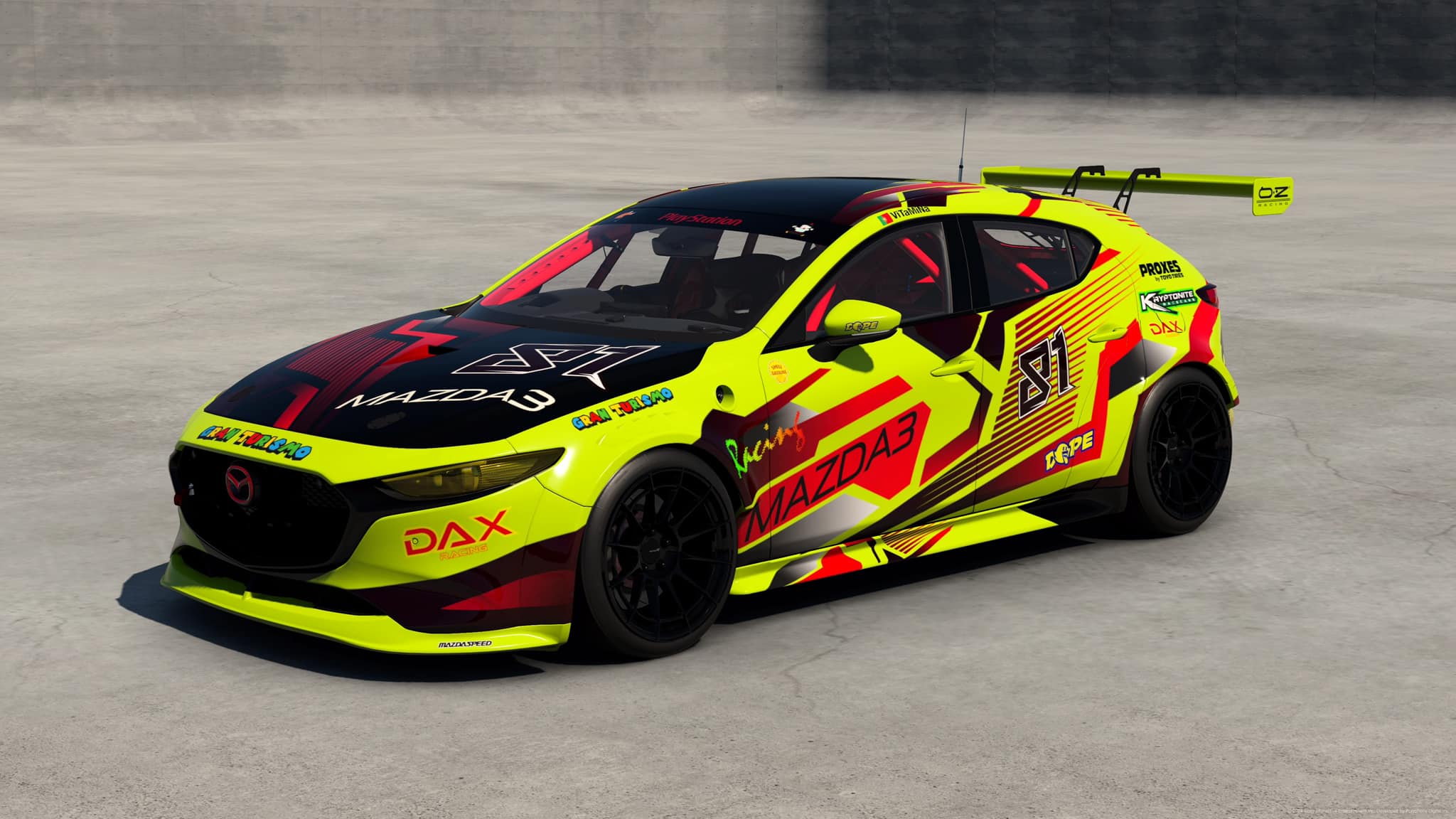 Mazda MAZDA3 '19 600PP tune for Gran Turismo 7 racing