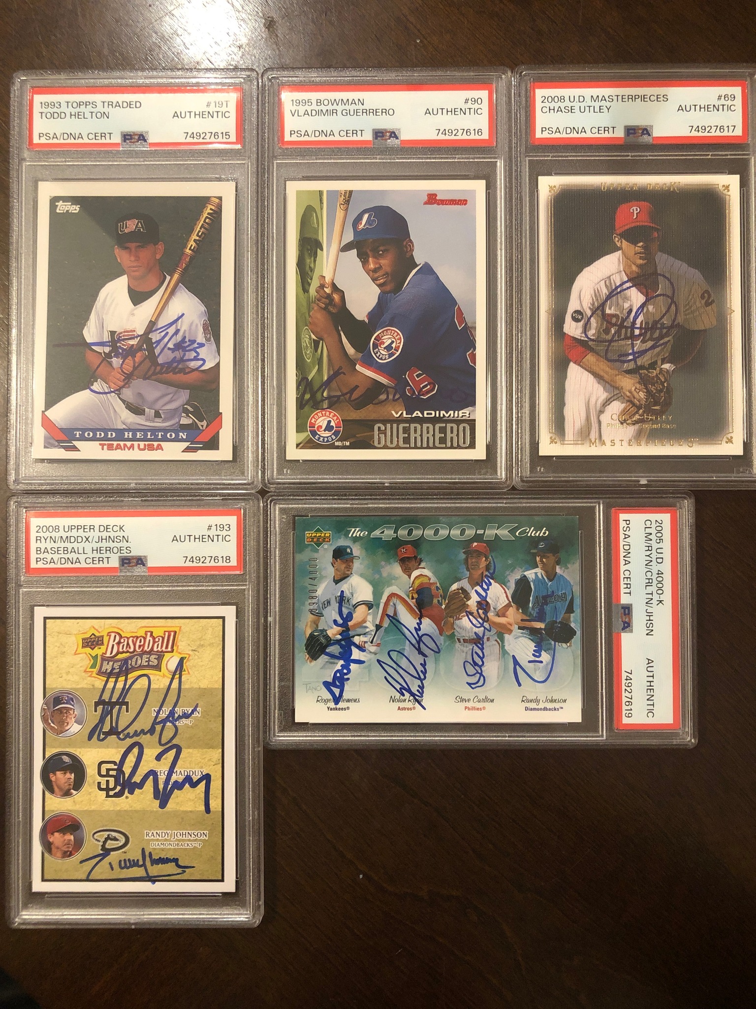 Another complete. 2004 Upper Deck Legendary Signatures!! Hail yeah 
