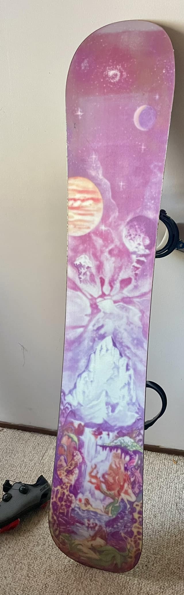 Rippey 158.5 snowboard with Burton Custom bindings for sale