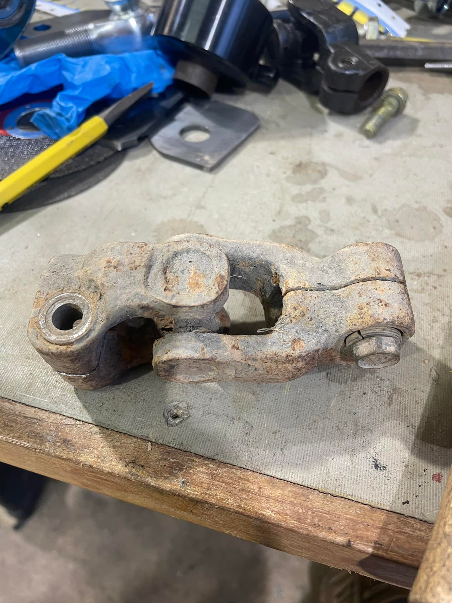 CPP Collapsible Steering Shaft 3/4 X 36 With U-Joint & Rag Joint – CSS-736836