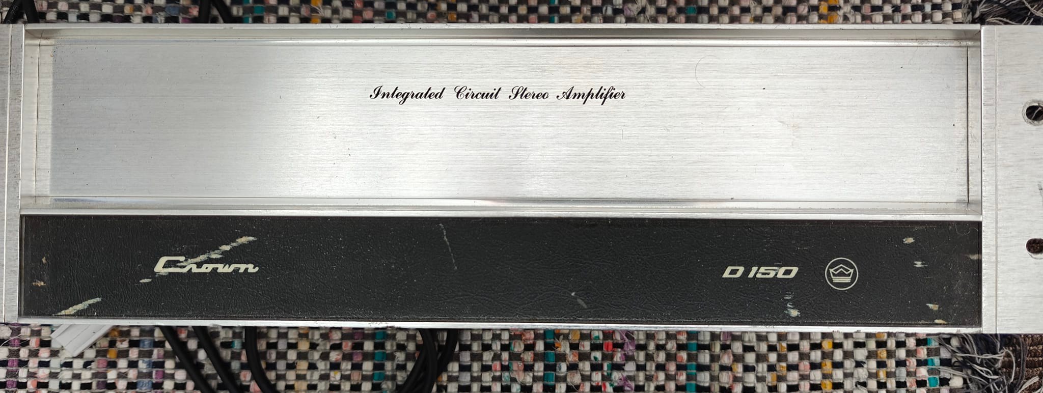 Crown D-150 driving a single K-140 speaker